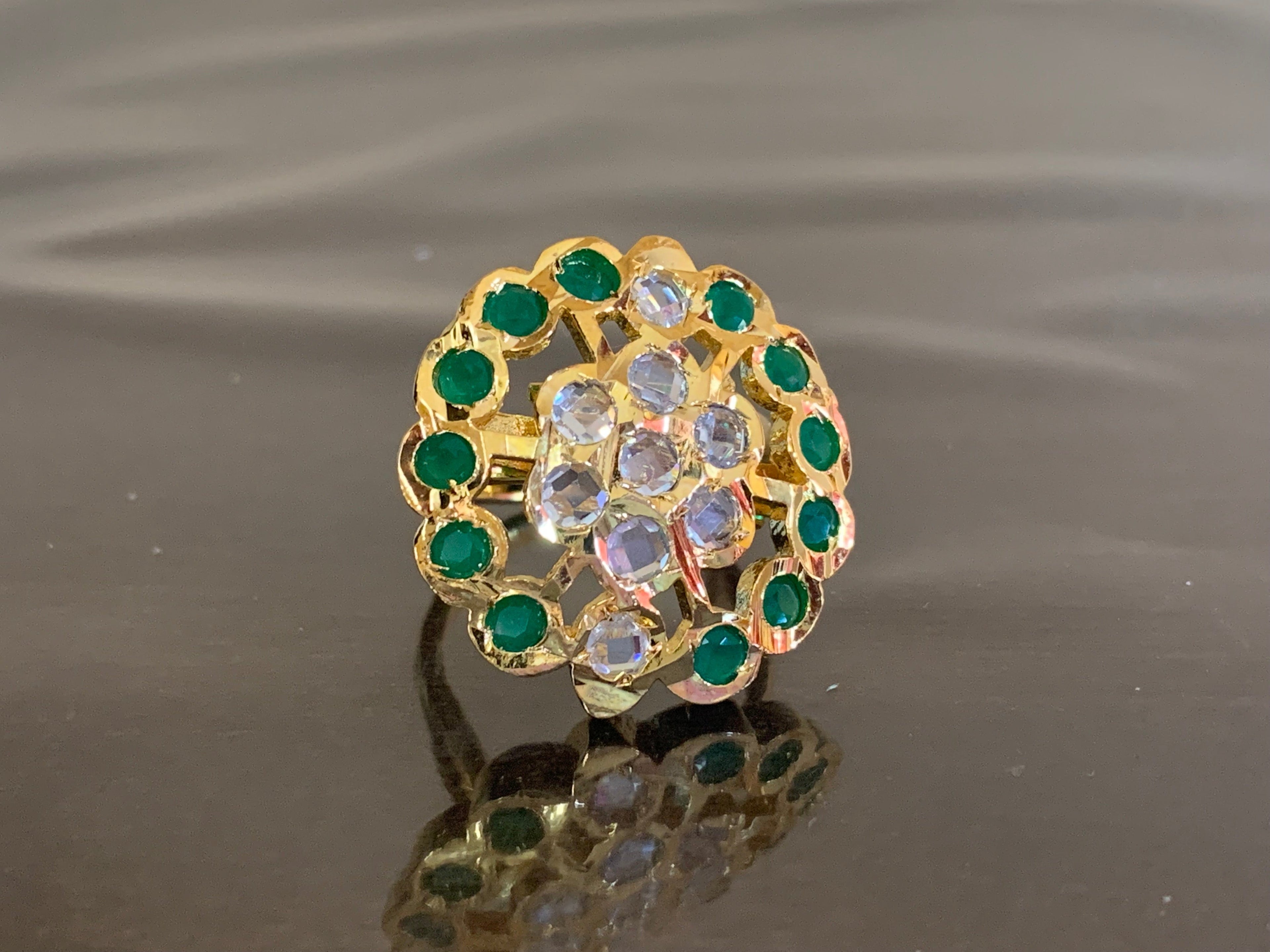 DJR43 Cz polki  ring ( READY TO SHIP)