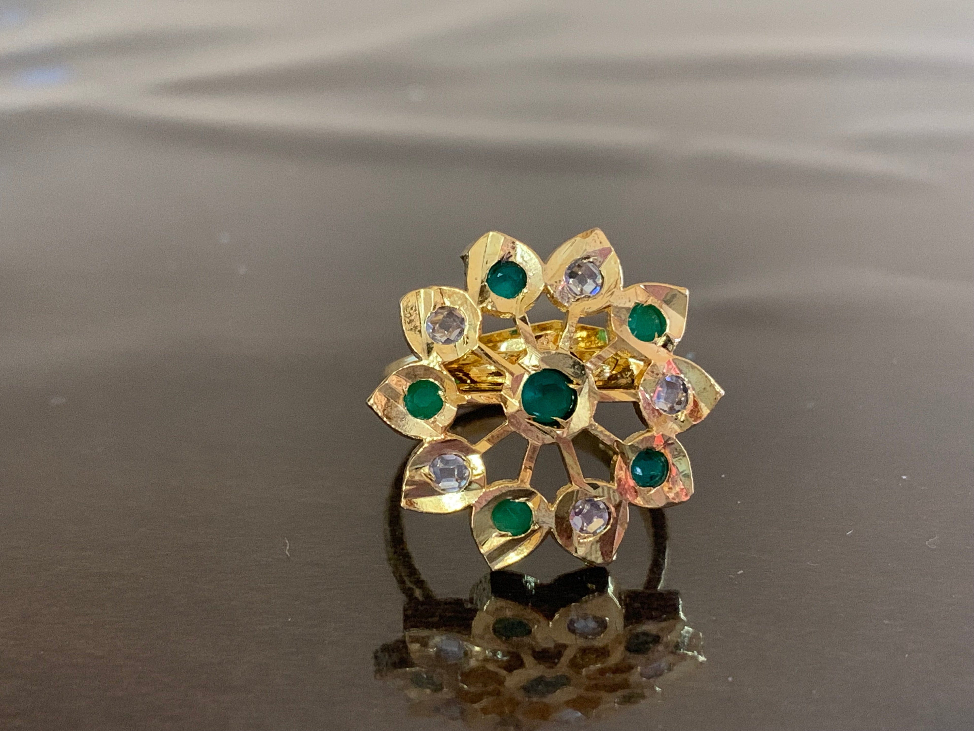 DJR47 Cz polki  ring ( READY TO SHIP)