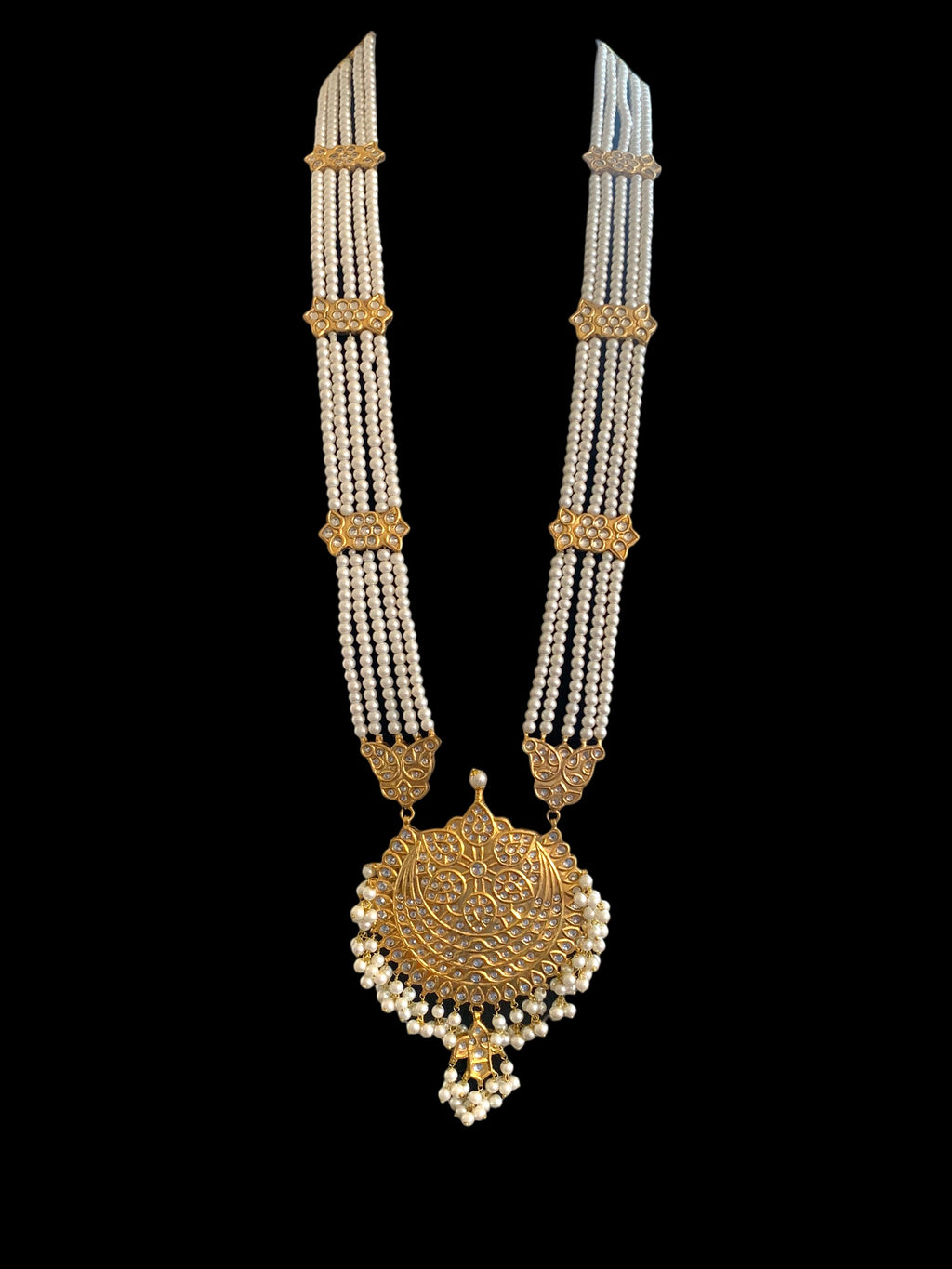 LN201 kundan Rani haar set ( SHIPS IN 4 WEEKS )