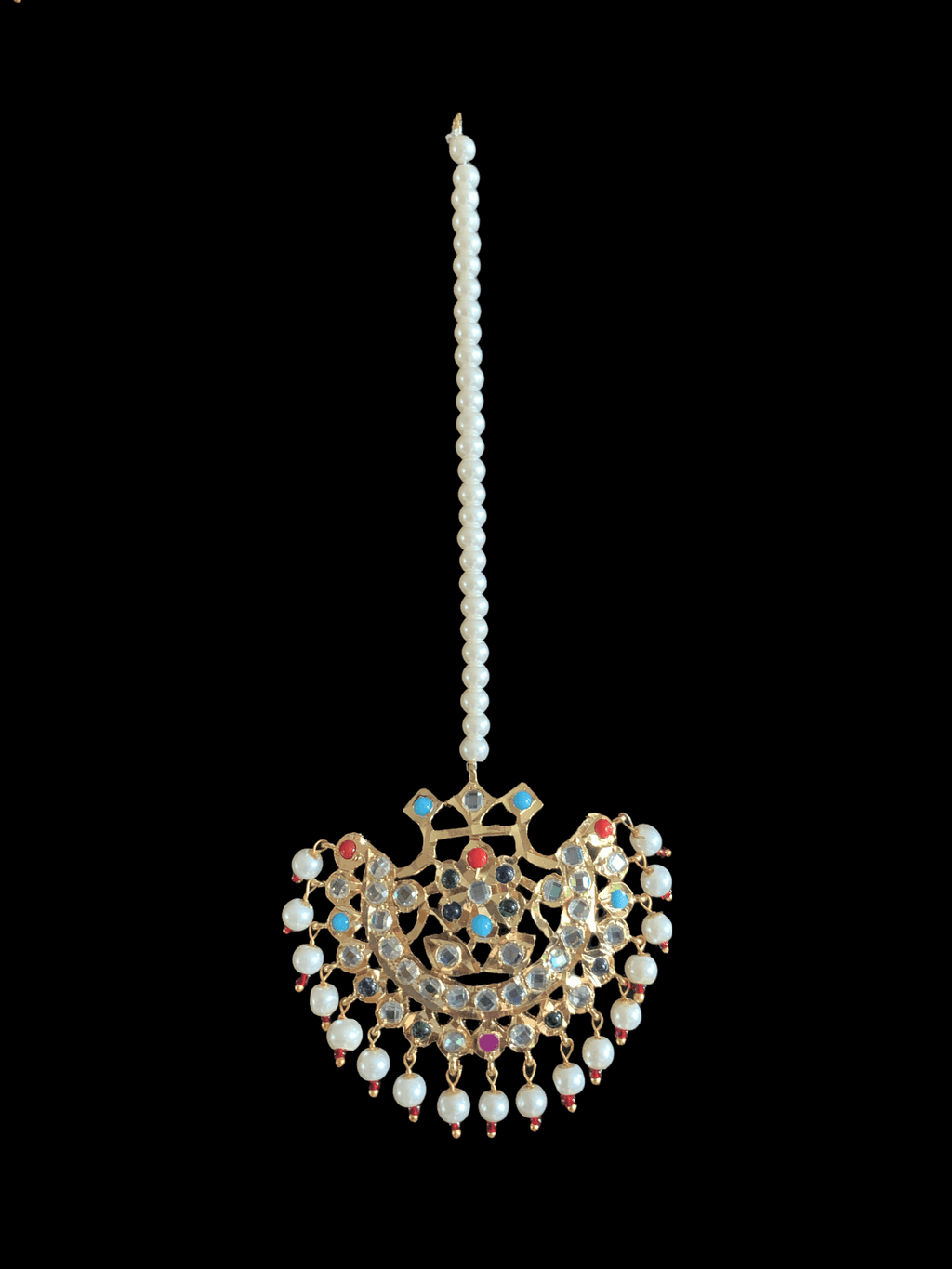 Saha navratan chandbali tika( SHIPS IN 4 WEEKS  )