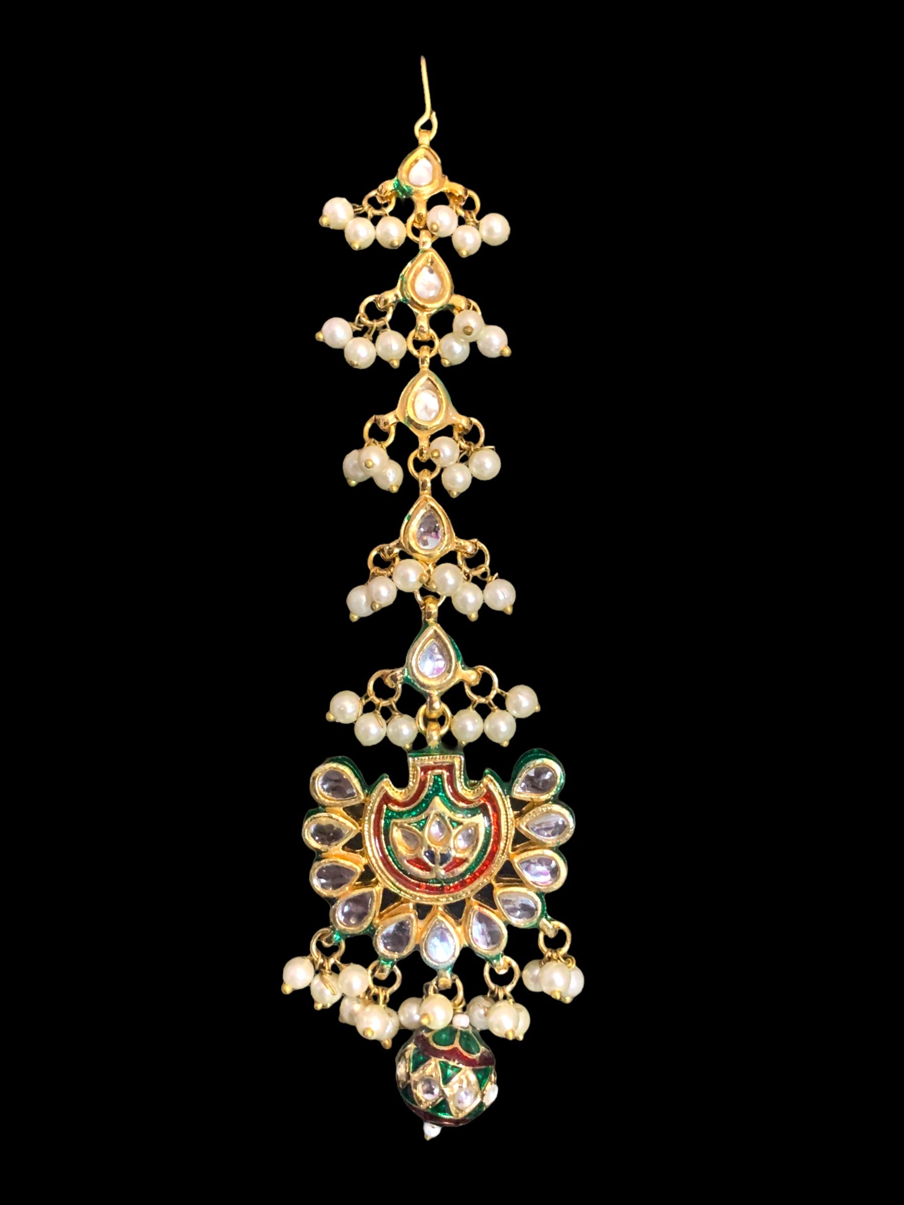 NS361 Pankhi kundan necklace ( READY TO SHIP )