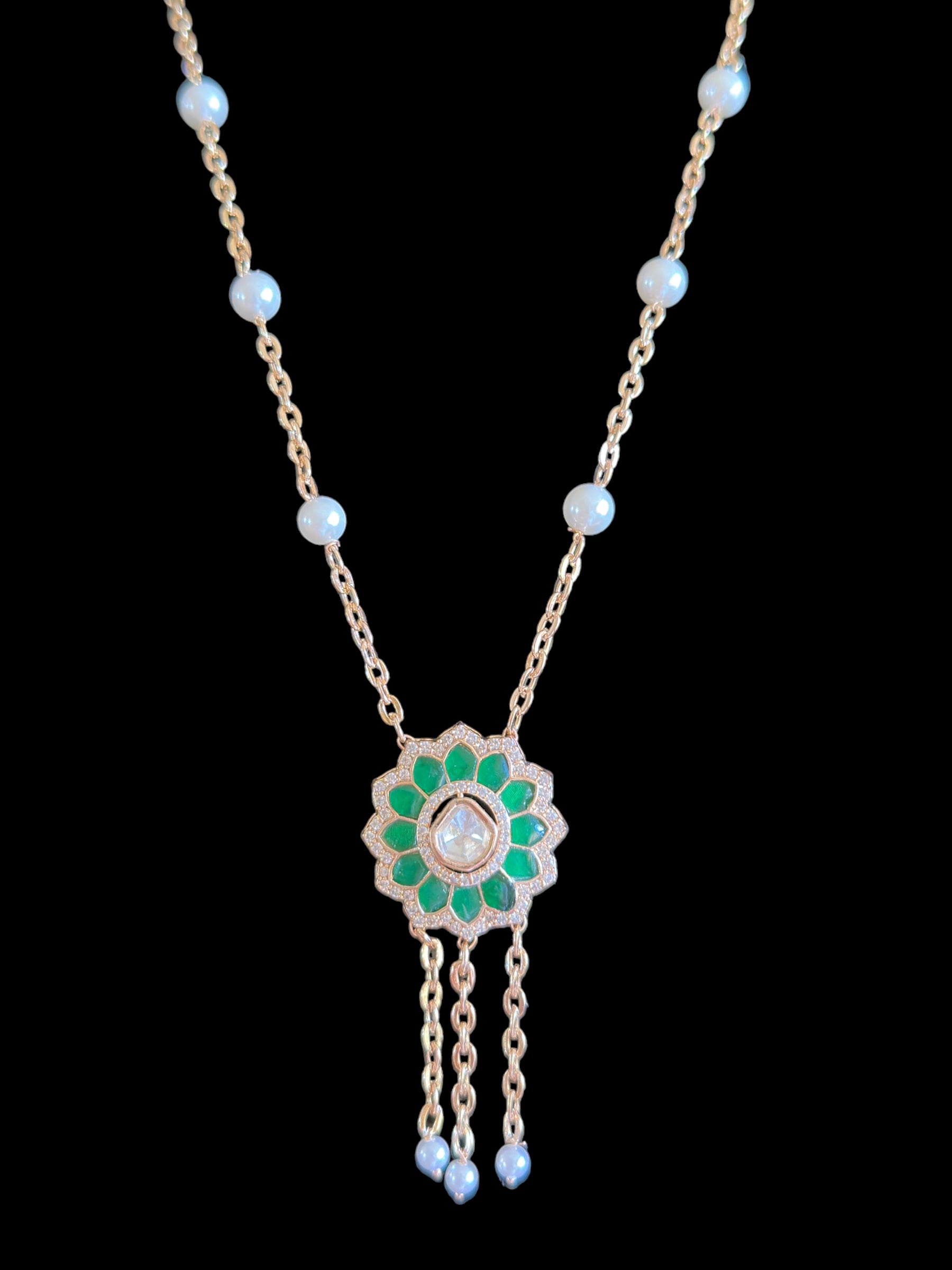 PS361 Eliza rose gold plated necklace ( READY TO SHIP )