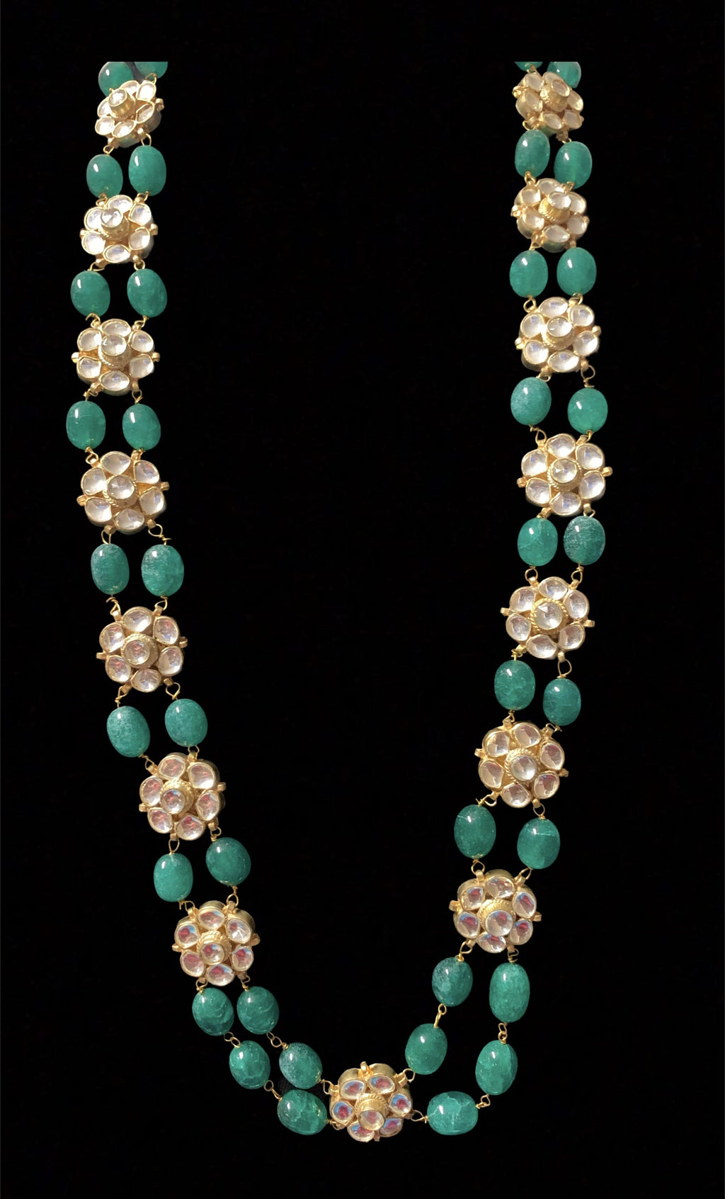 SAT80 Sumaina single line necklace ( SHIPS IN 3 WEEKS )