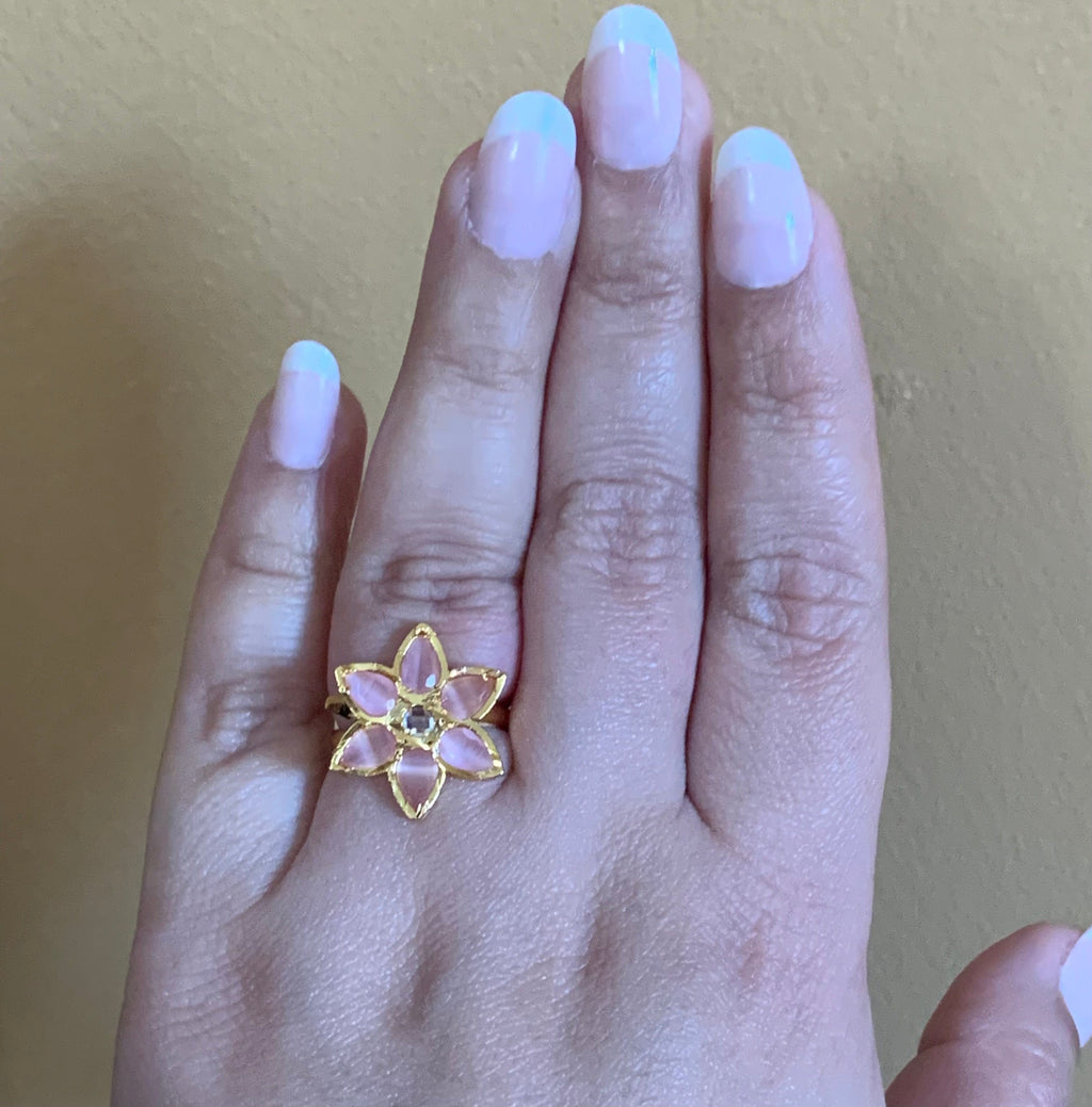 DJR44 Cz polki  ring ( READY TO SHIP)