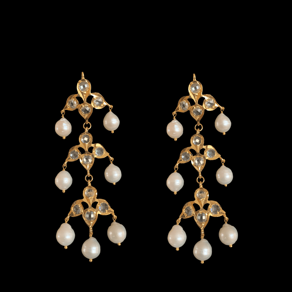 SAT64 Hyderabadi satlada in fresh water pearls ( SHIPS IN 2 WEEKS )