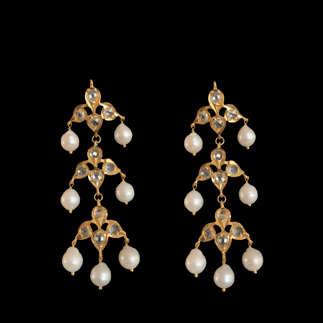 SAT64 Hyderabadi satlada in fresh water pearls ( SHIPS IN 2 WEEKS )