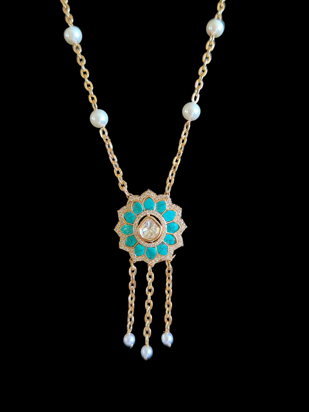 PS359 Eliza rose gold plated necklace ( READY TO SHIP )