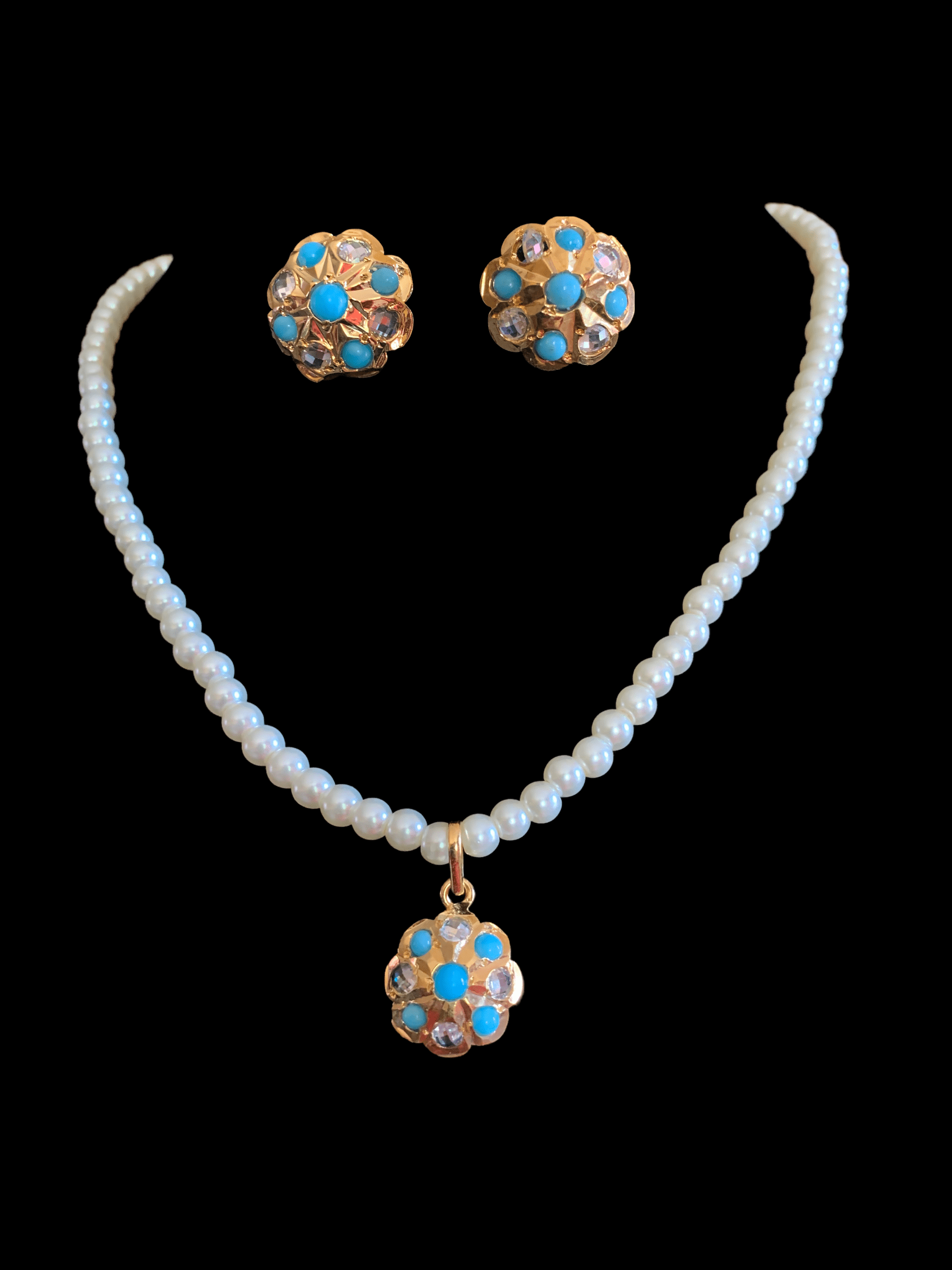 PS365 Sara Feroza pendant and earrings set ( READY TO SHIP )