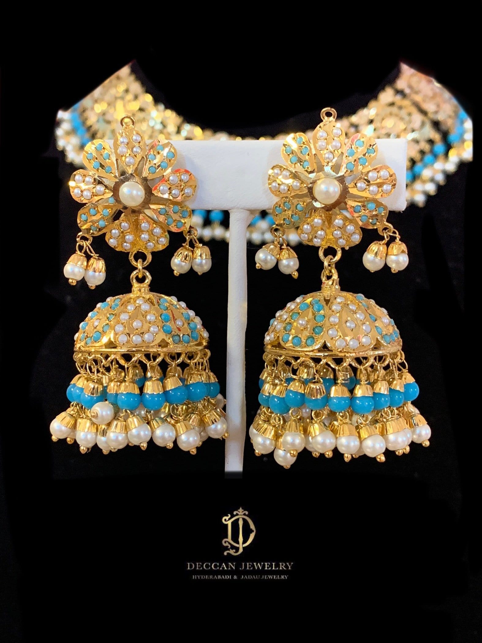 NS69T Rashmika set in turquoise ( SHIPS IN 4 WEEKS  )