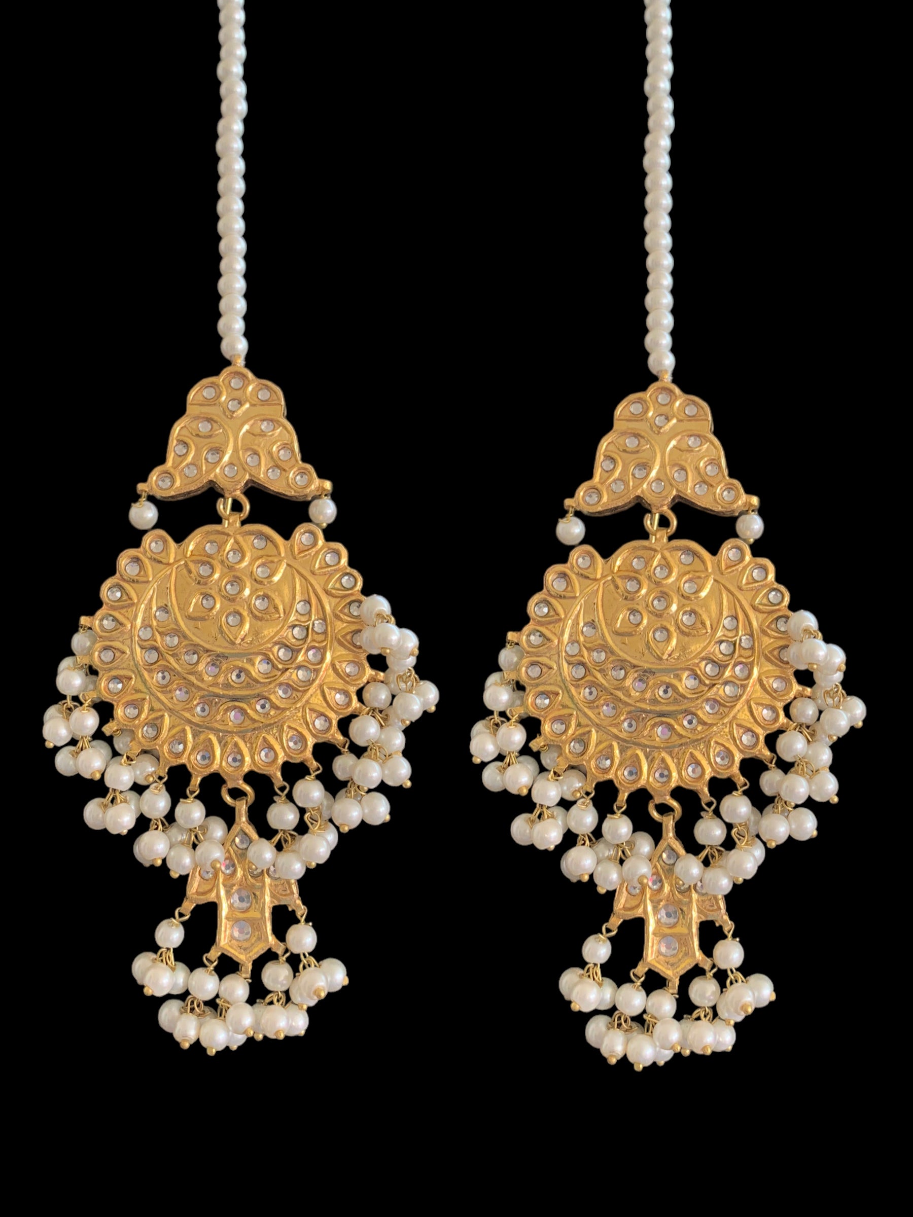 LN201 kundan Rani haar set ( SHIPS IN 4 WEEKS )