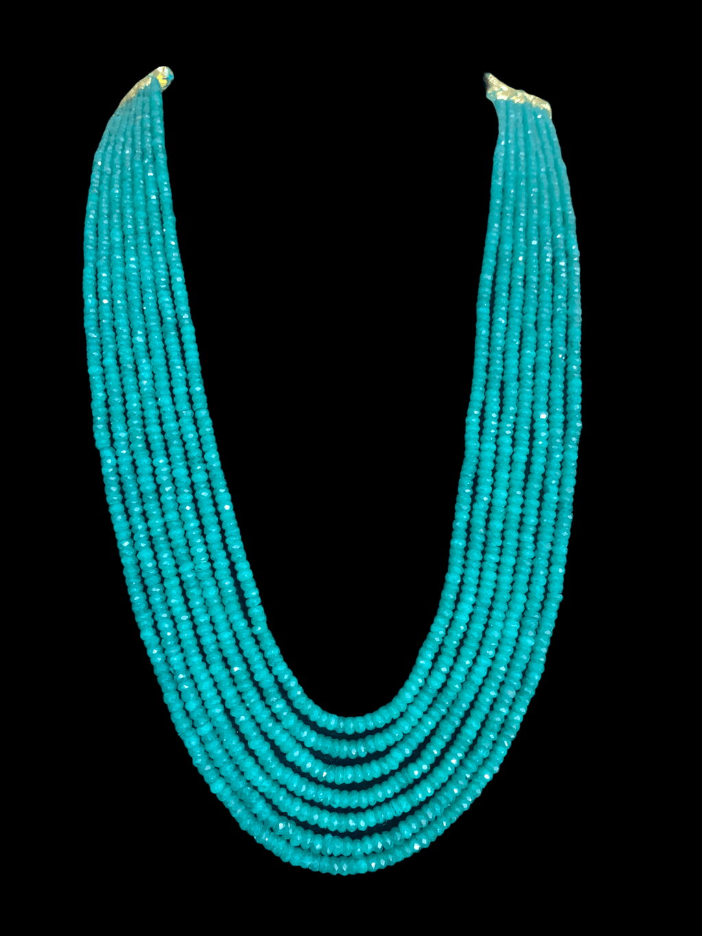 NS288 Emerald beads necklace ( READY TO SHIP  )