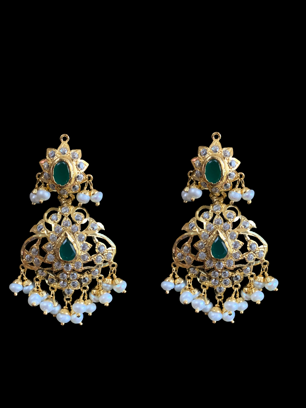 AFSANA  gold plated silver necklace set ( SHIPS IN 5 WEEKS )