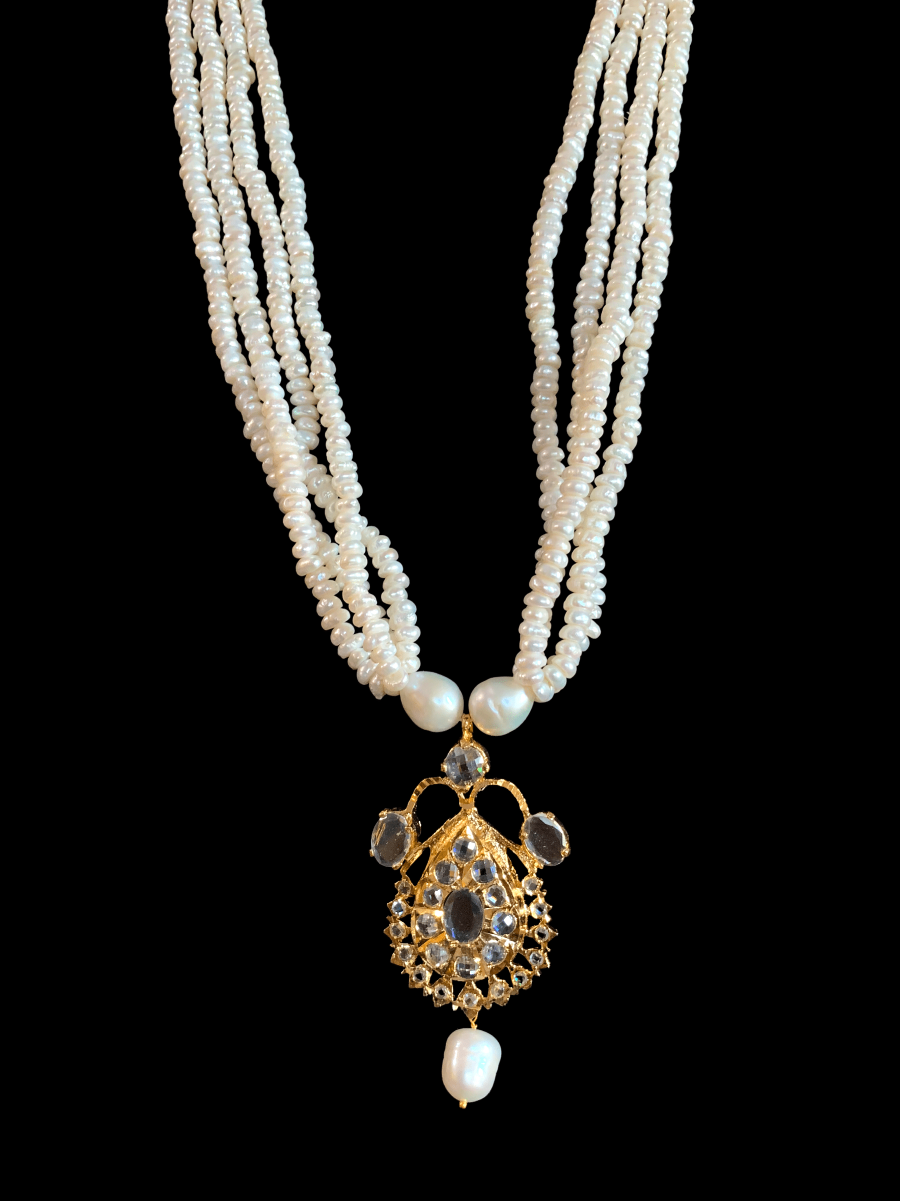 PS61 Jugni in fresh water  pearls ( READY TO SHIP )