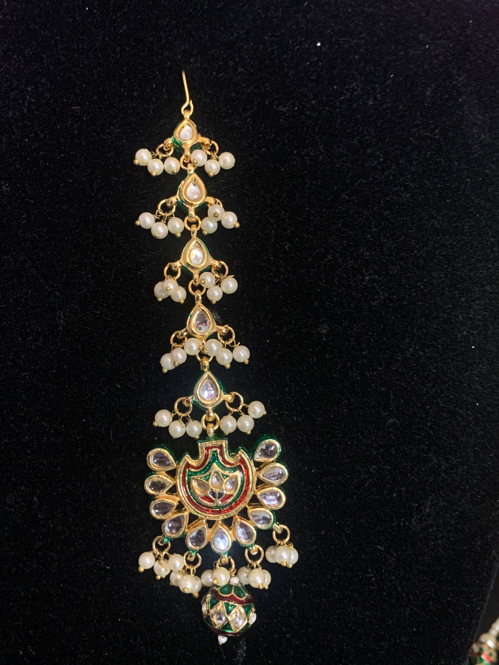NS361 Pankhi kundan necklace ( READY TO SHIP )