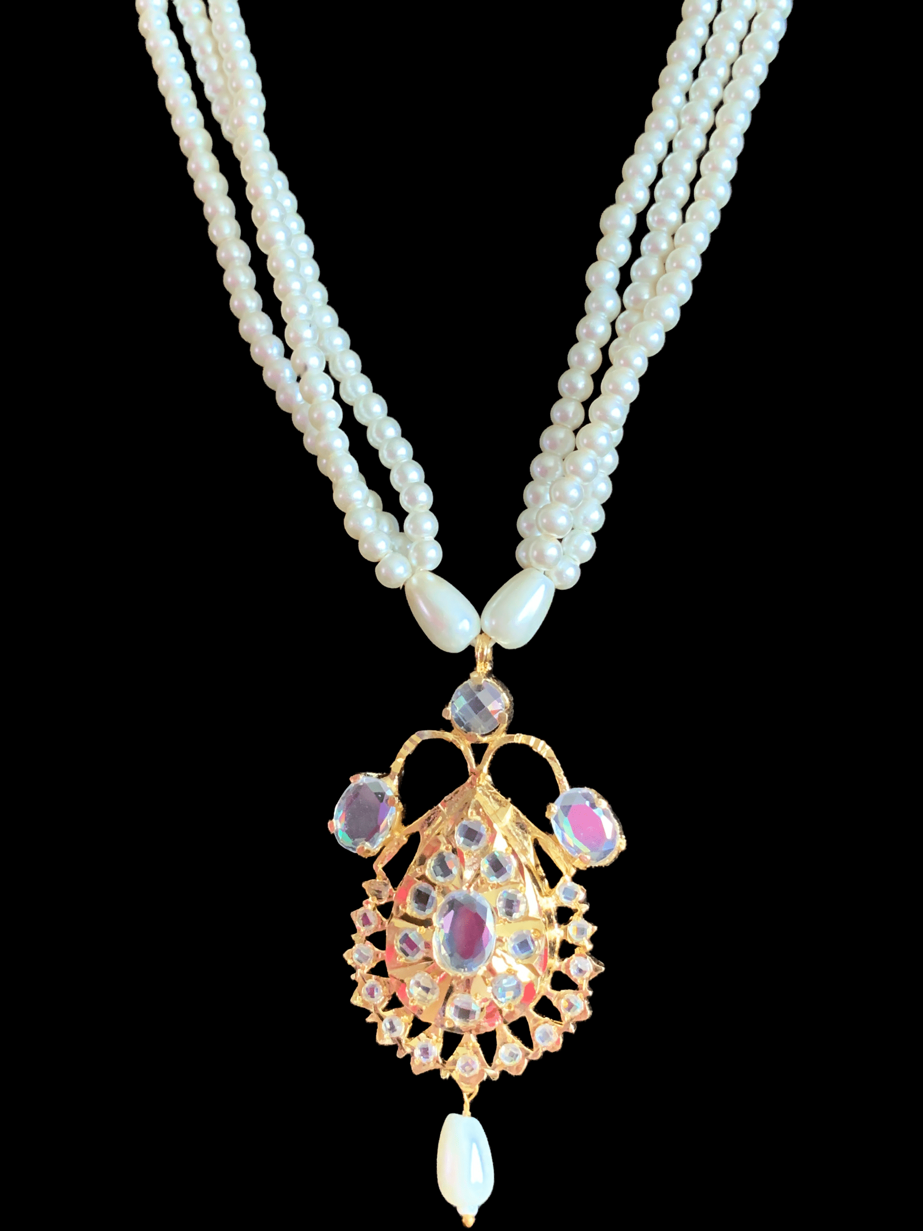 PS331  Jugni in shell pearls ( READY TO SHIP)