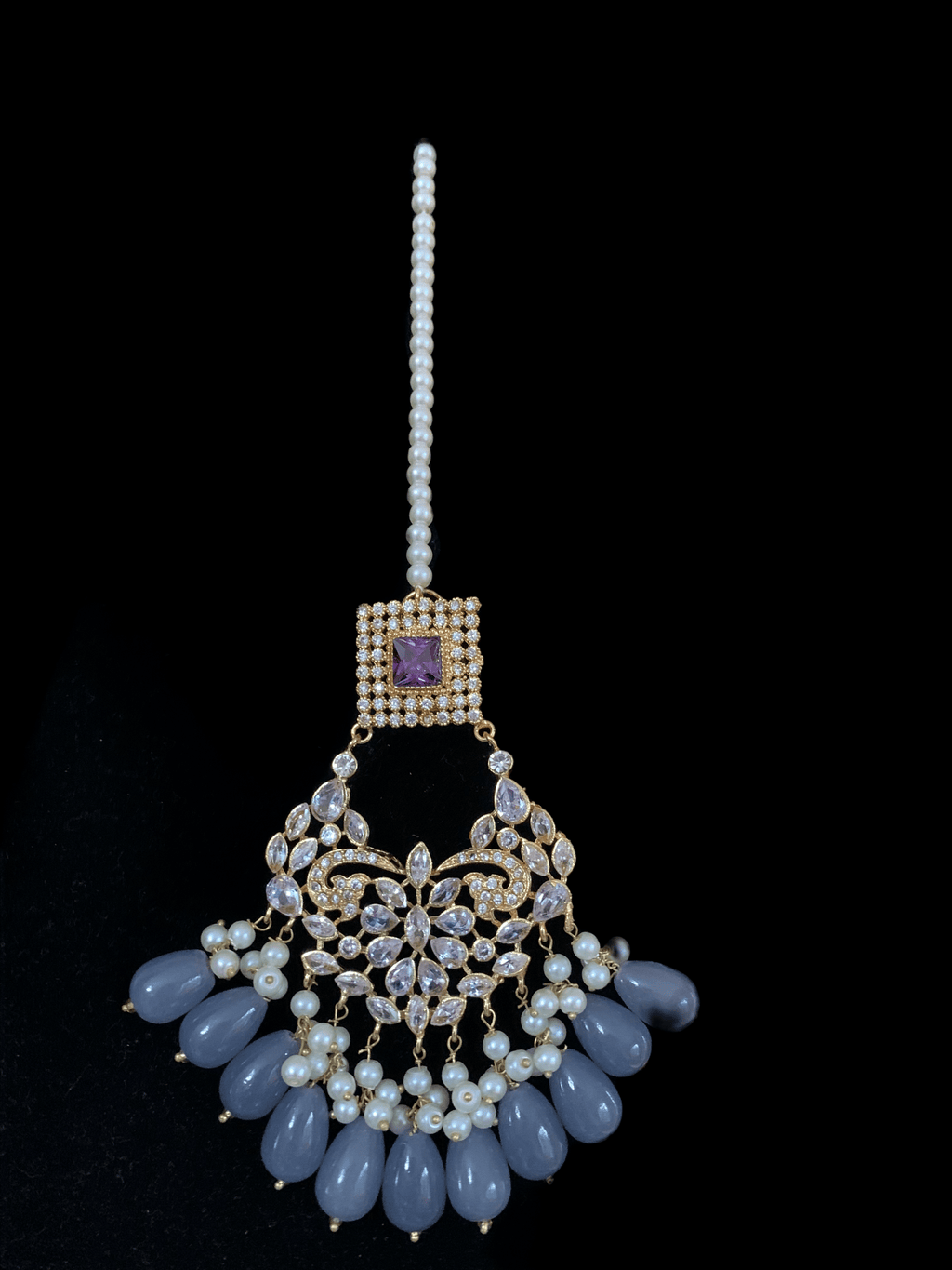 BR51 Aima  choker set (amethyst) (SHIPS IN 3 WEEKS )