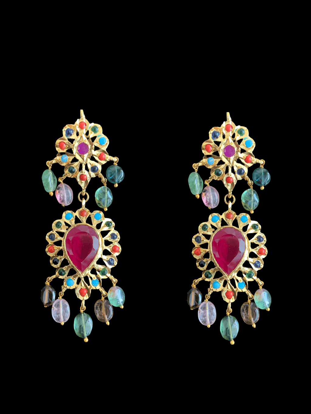 Rachel rani haar in natural beads ( SHIPS IN 4 WEEKS )