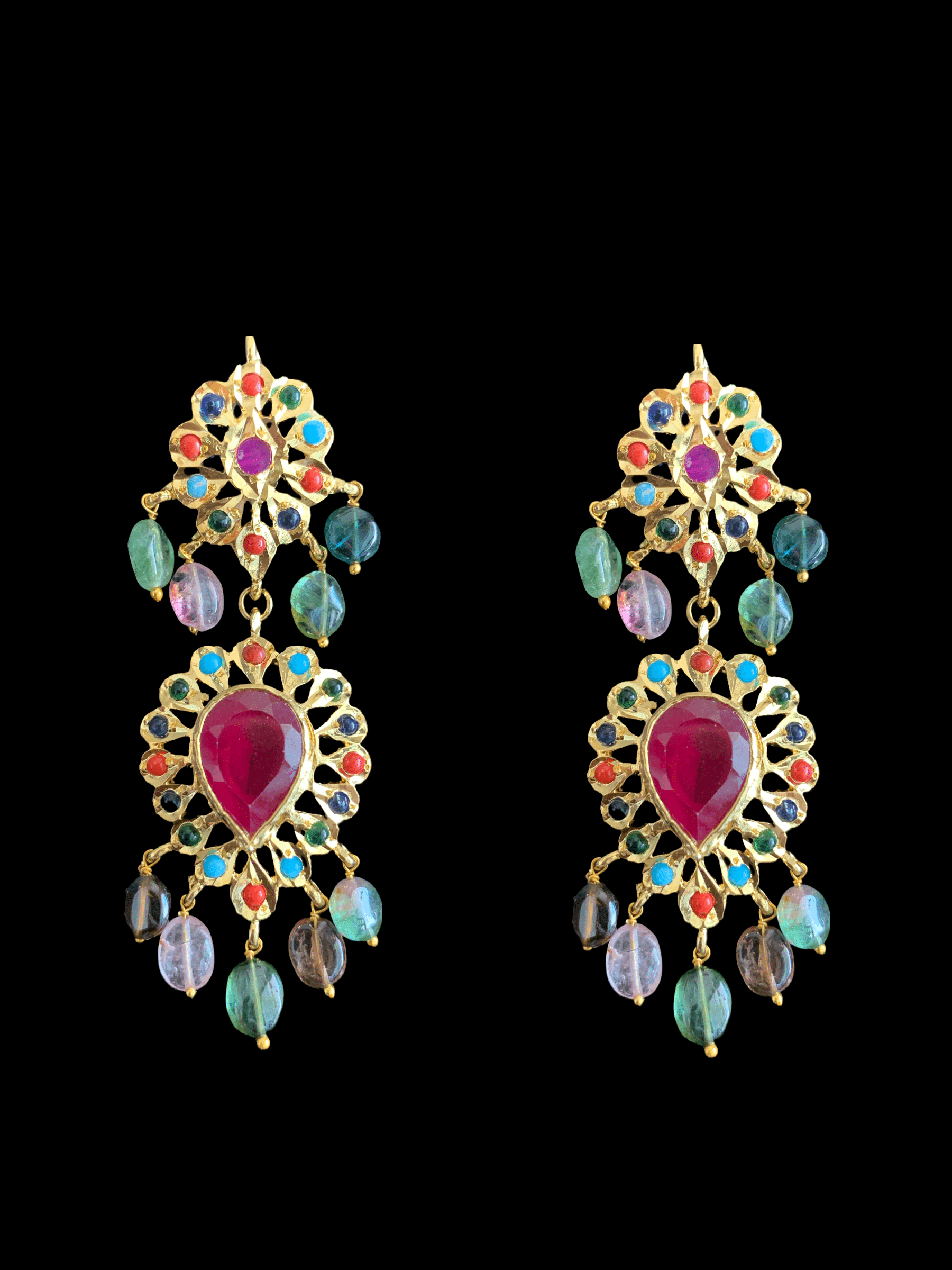 Rachel rani haar in natural beads ( SHIPS IN 4 WEEKS )