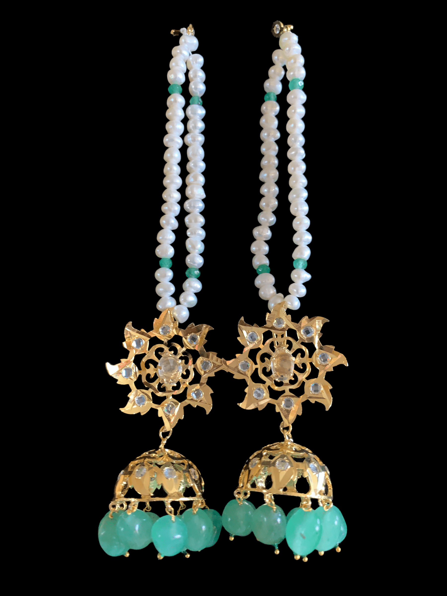 Insia jadavi lacha in fresh water pearls ( SHIPS IN 1 WEEK )