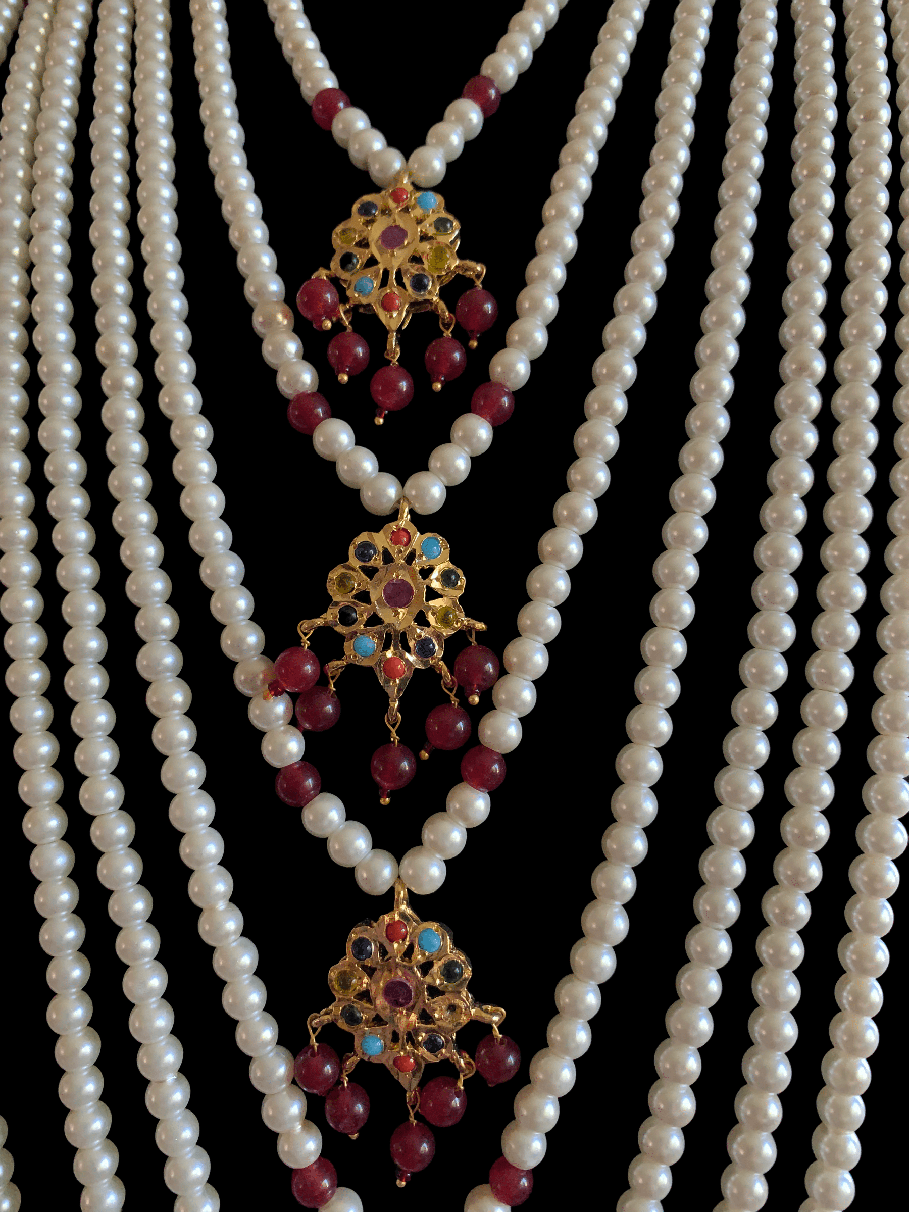 SAT55 Fiona Satlada in Navratan  ( READY TO SHIP )