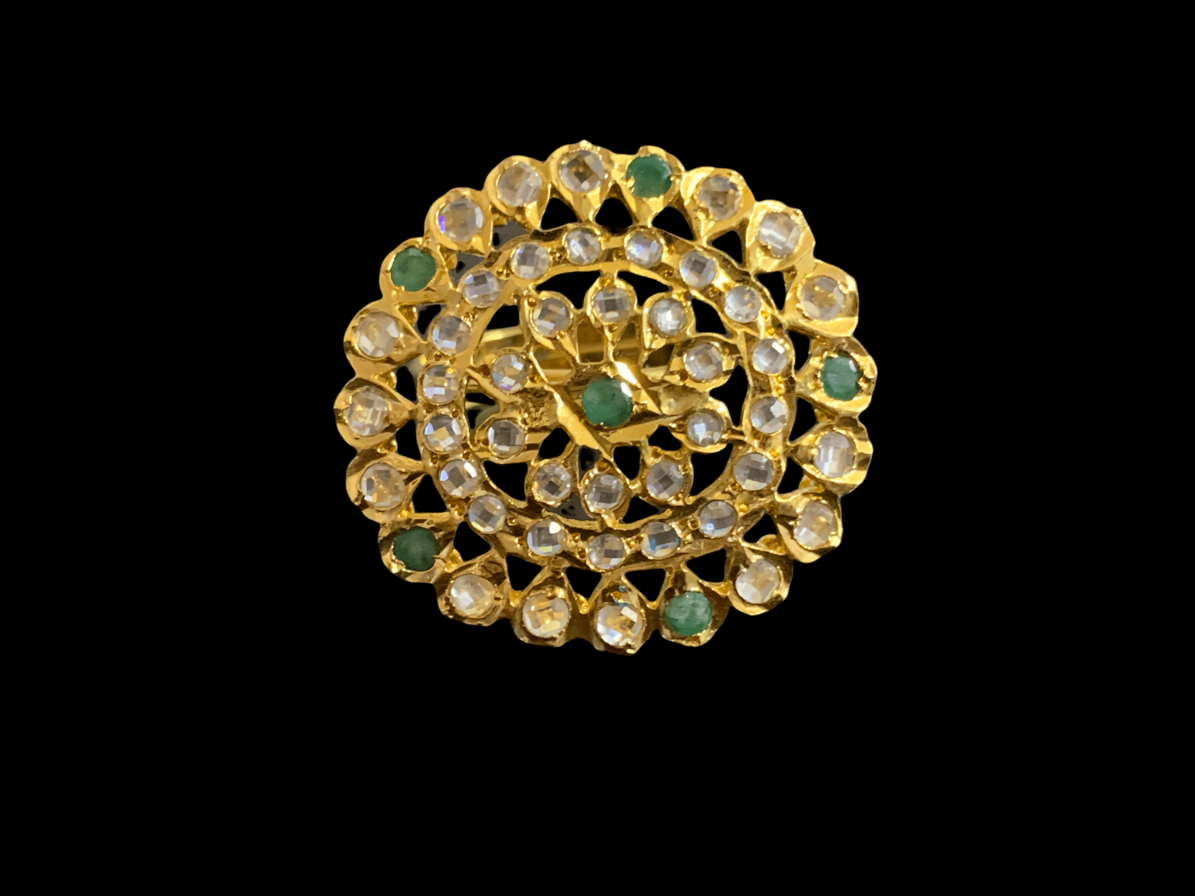 DJR5 Nia emerald   ring ( READY TO SHIP)