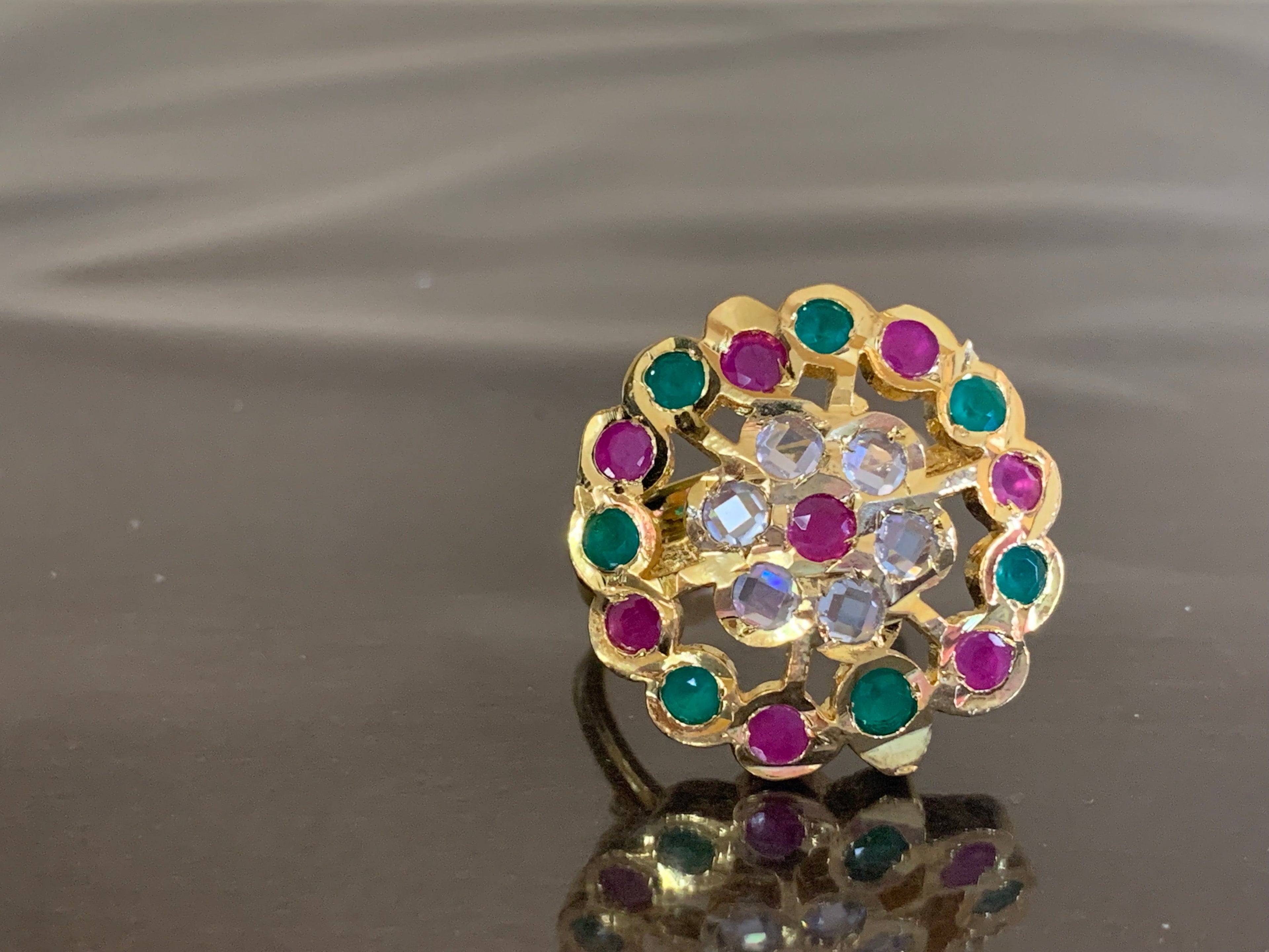 DJR43 Cz polki  ring ( READY TO SHIP)