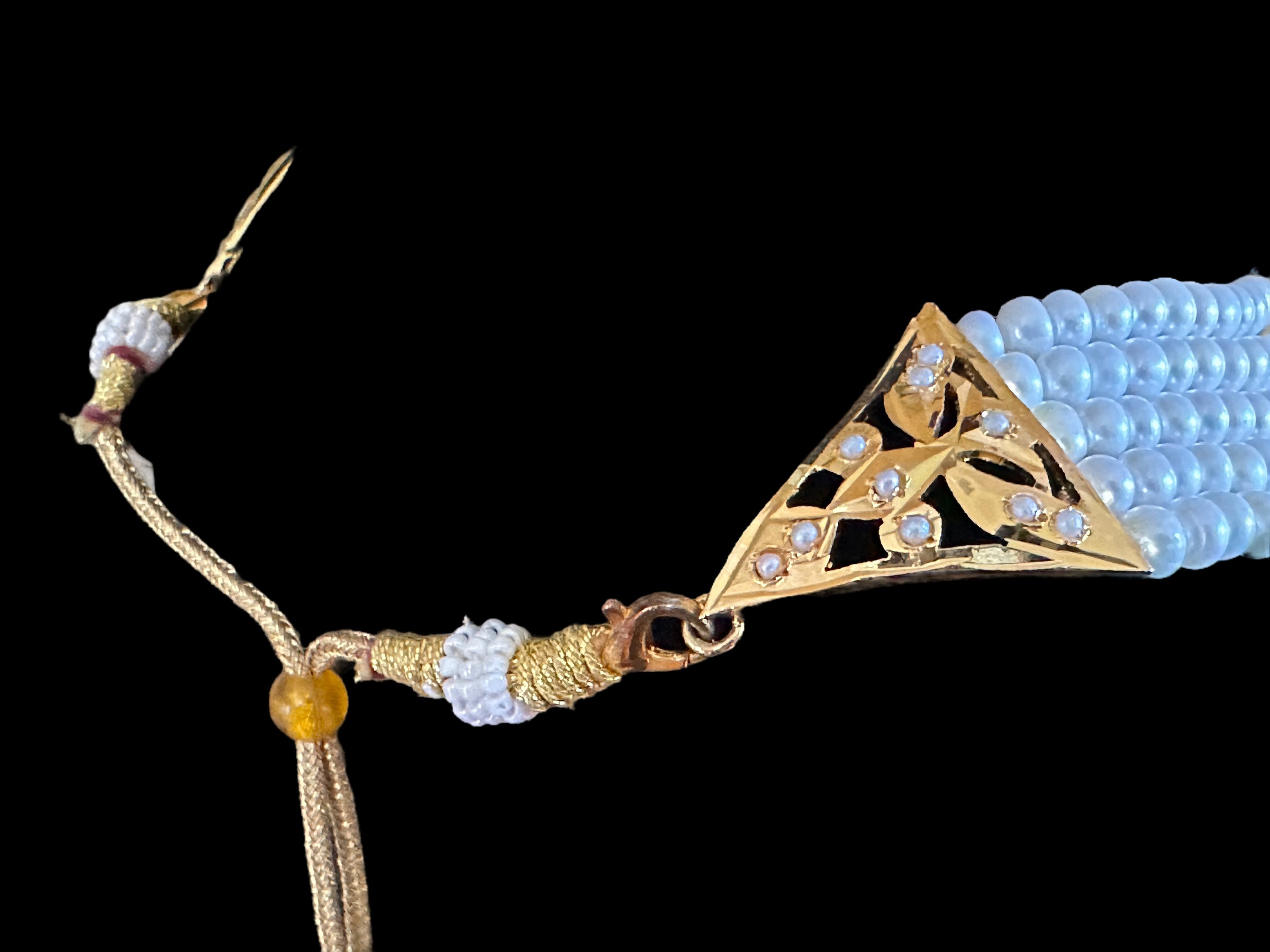 C237 Ariha choker set in fresh water pearls( SHIPS IN 4 WEEKS   )