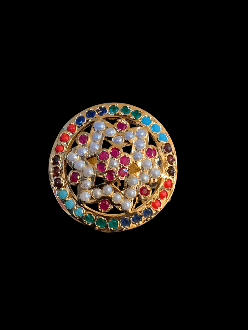 DJR116  jadau adjustable ring , ( READY TO SHIP )