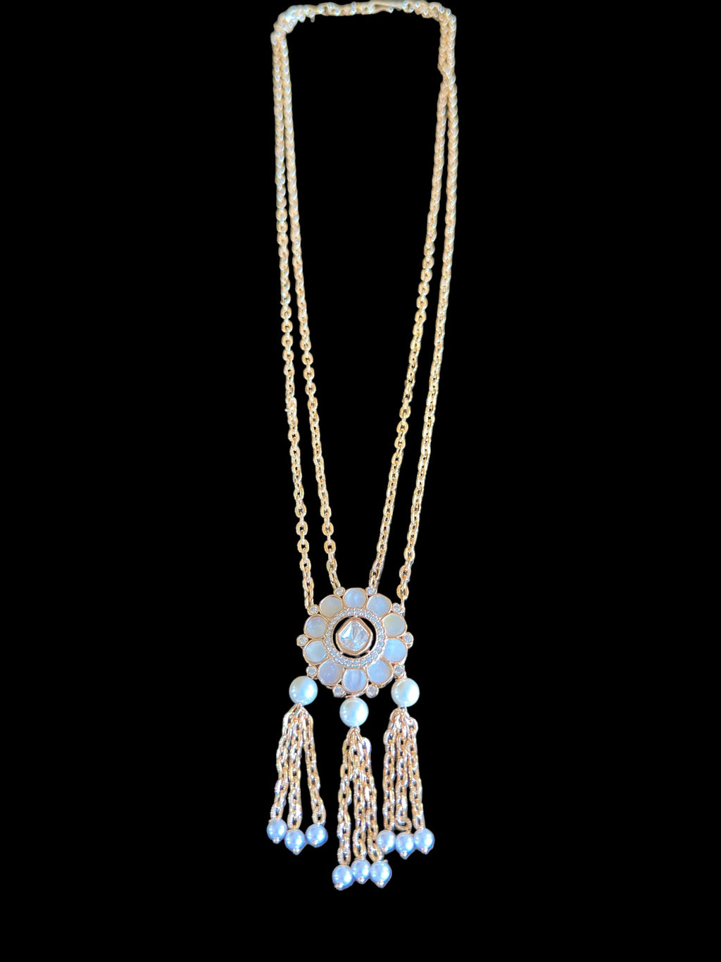 PS357 Eliza rose gold plated necklace ( READY TO SHIP )