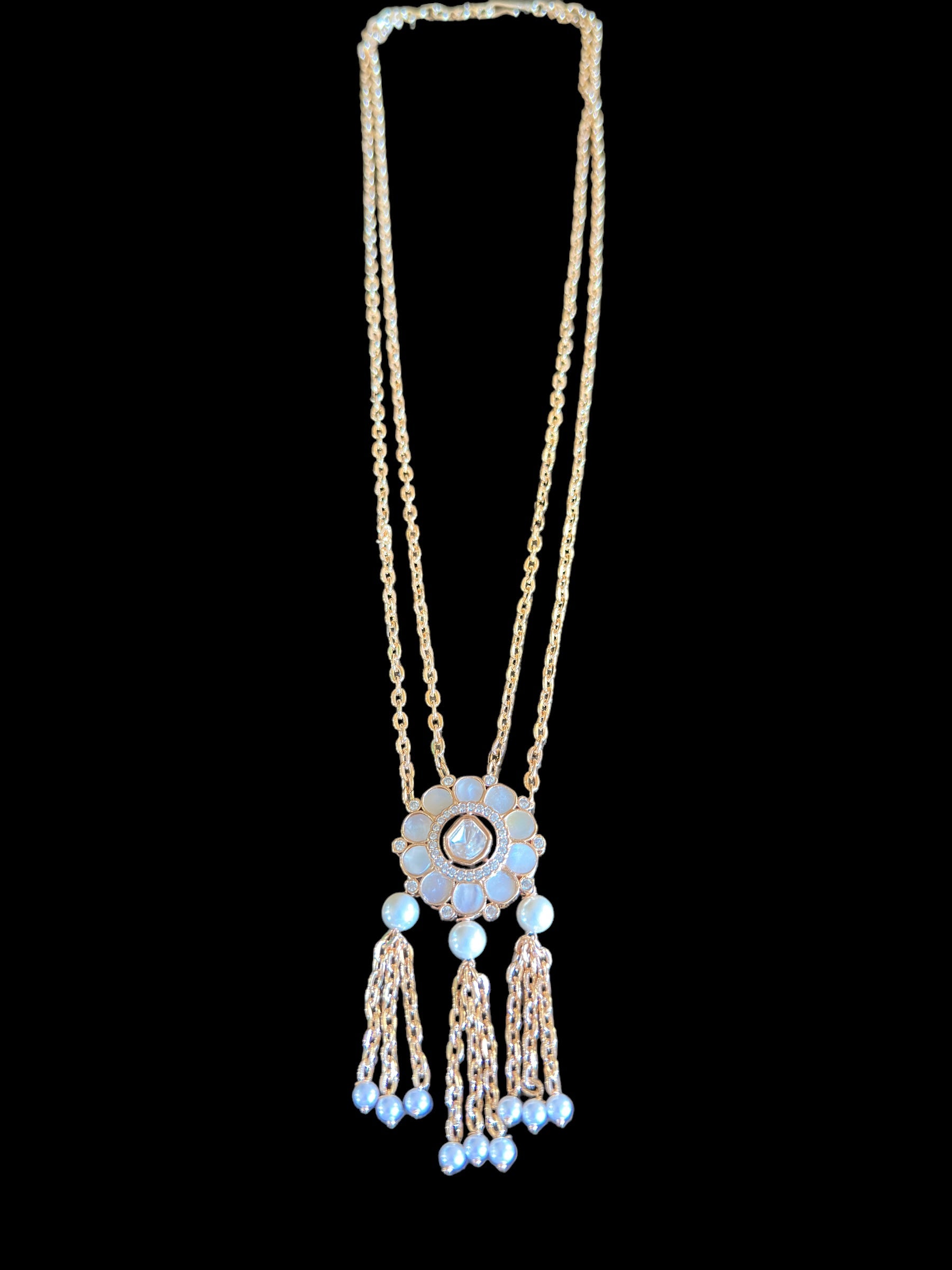 PS357 Eliza rose gold plated necklace ( READY TO SHIP )