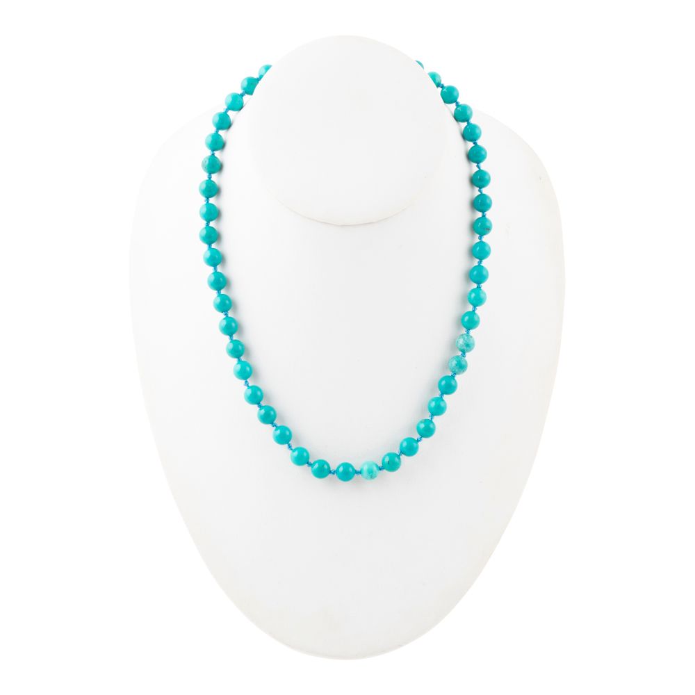 Love Knots Blue Turquoise Necklace