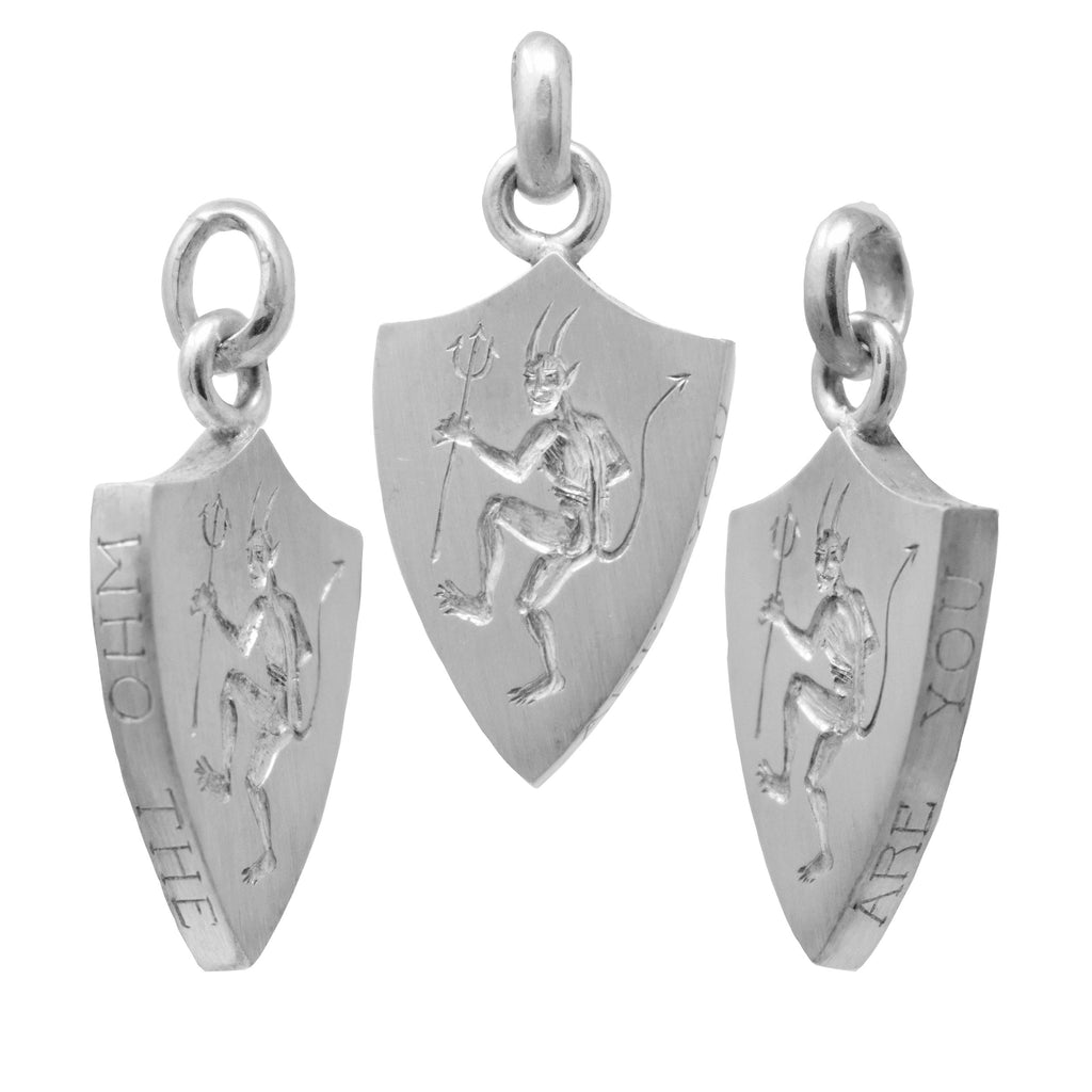 Who the Devil Are You? - Escutcheon Pendant