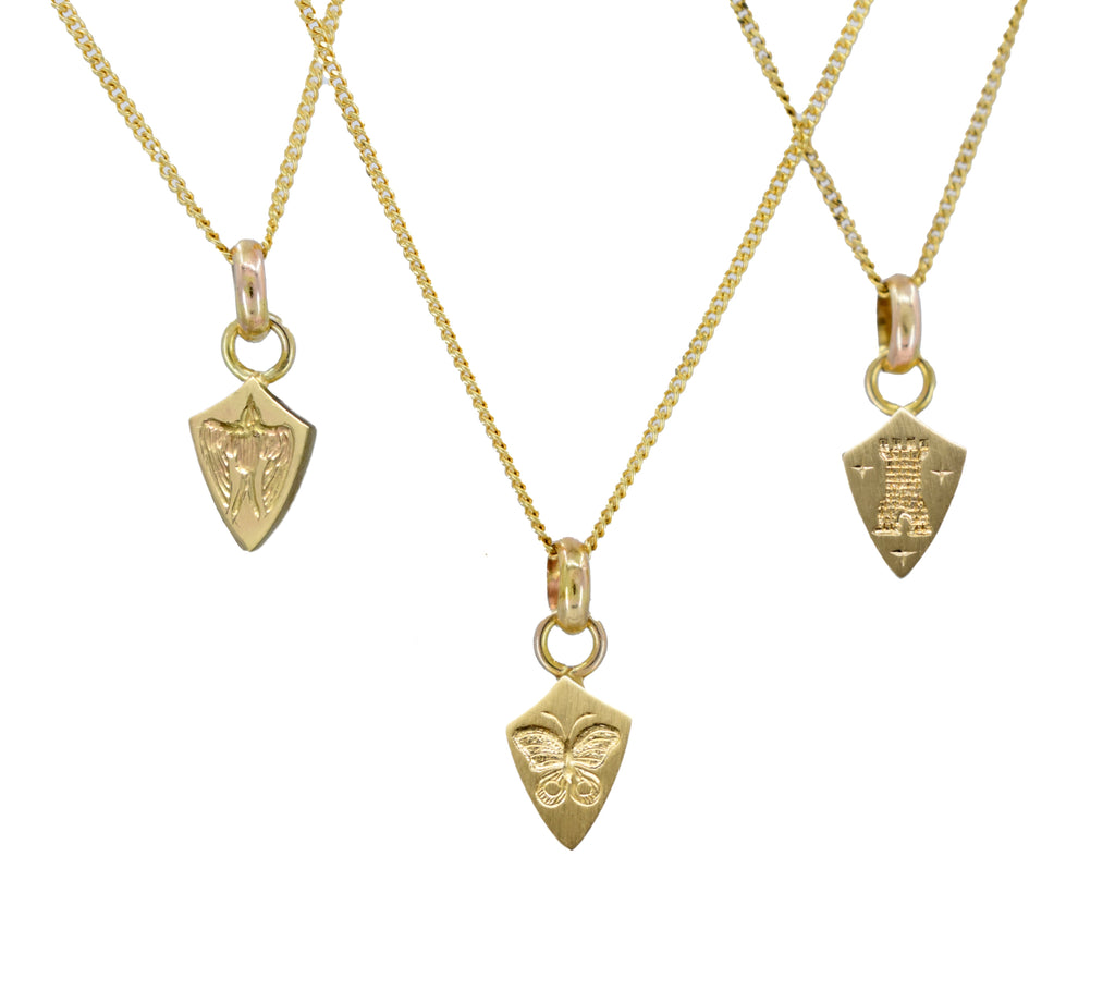 Swift Escutcheon Necklace