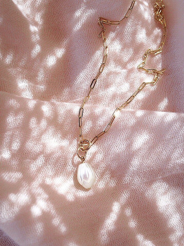 Gold Pikake Chain Necklace - Huali