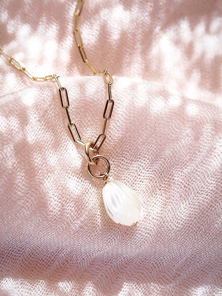 Gold Pikake Chain Necklace - Huali