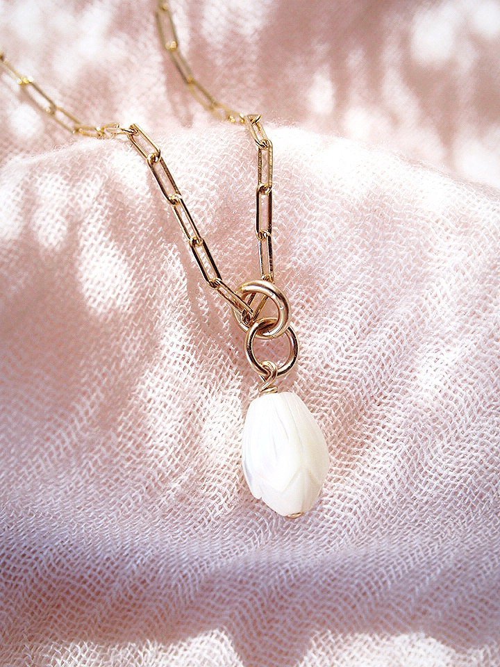 Gold Pikake Chain Necklace - Huali