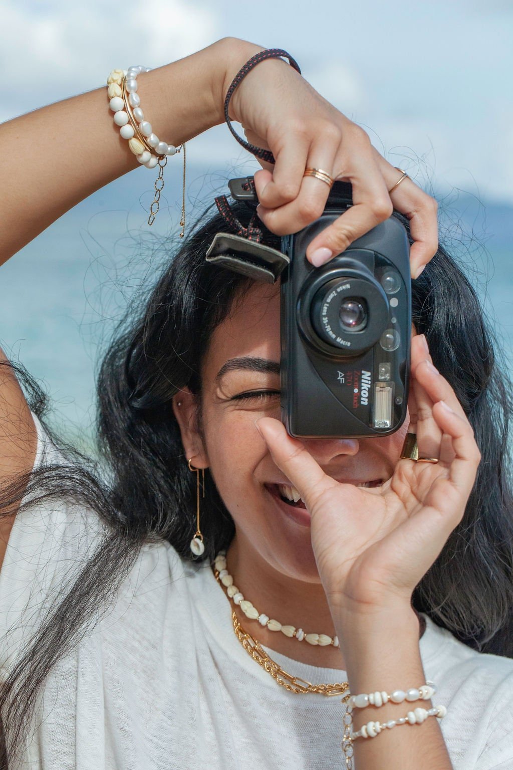 Pikake Puka Shell Necklace - Me'e