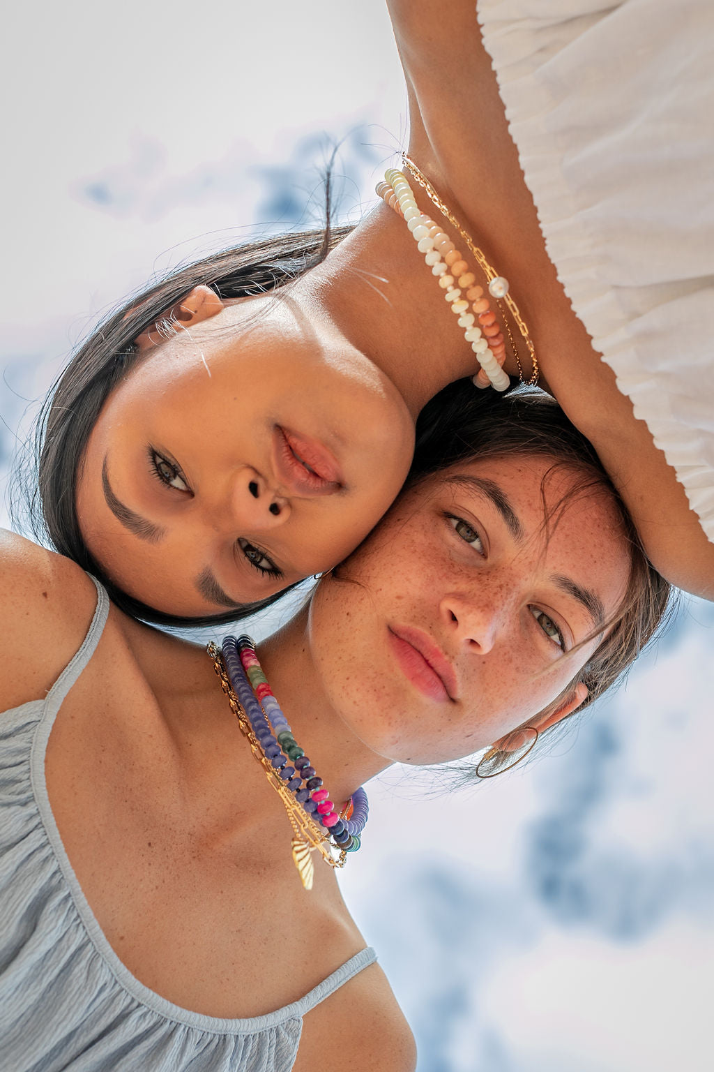 Sale - One of a Kind Rainbow Gemstone Necklace - Leilani