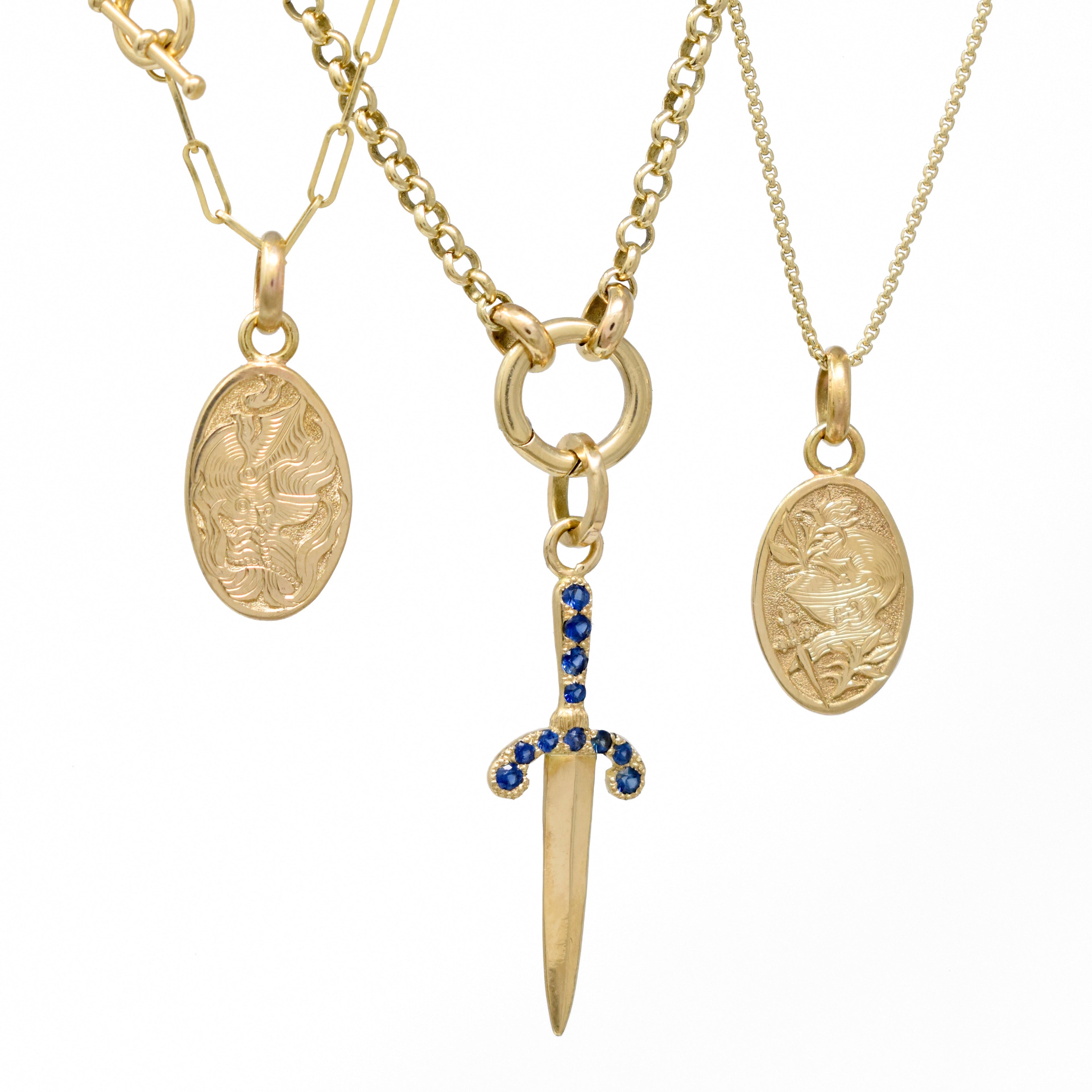 Burning Helm Pendant