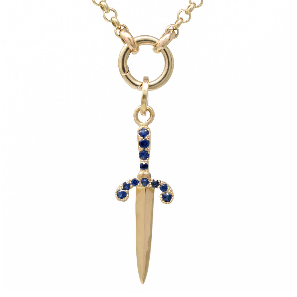 Pavé Parrying Dagger Pendant