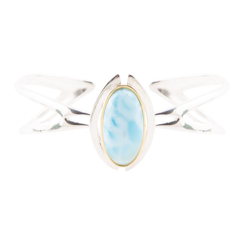 Shine Bright Larimar Cuff Bracelet