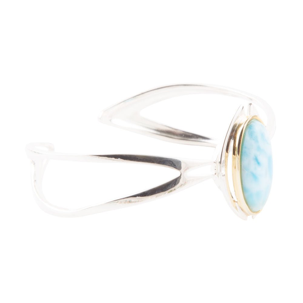 Shine Bright Larimar Cuff Bracelet