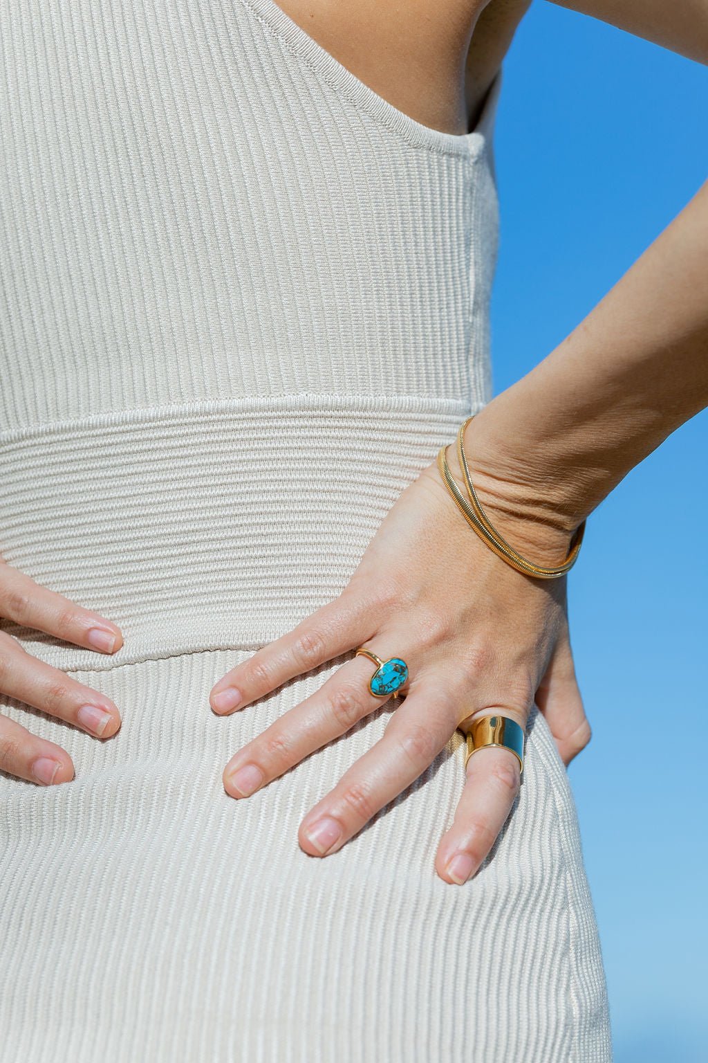 Statement Turquoise Ring - Kahiau