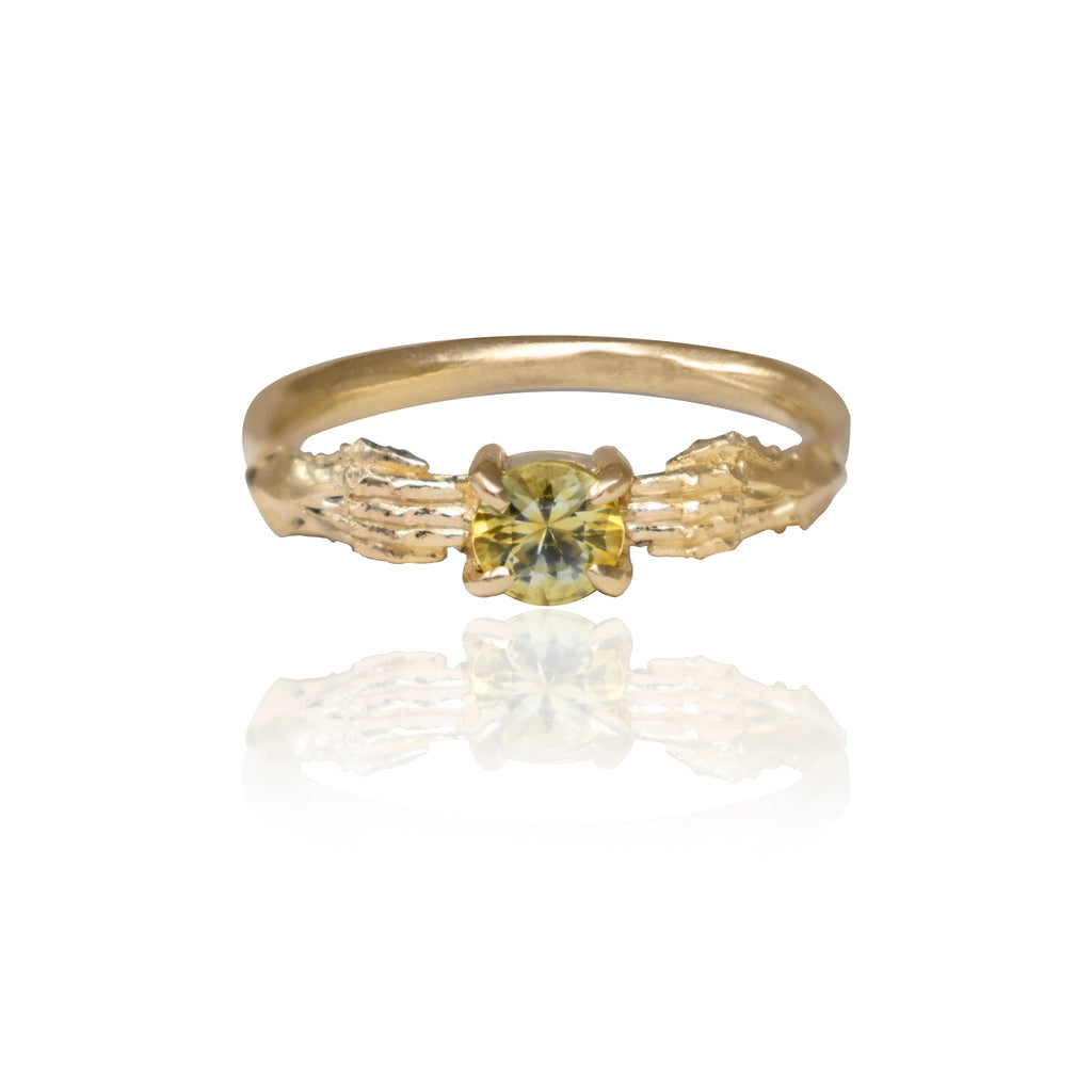 Stronghold Ring with Montana Sapphire