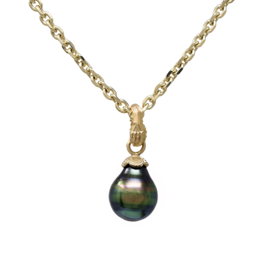 Treasury Pendant with Tahitian Pearl