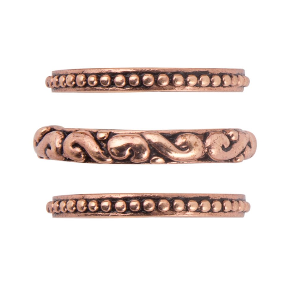 Understated Copper Stack Ring