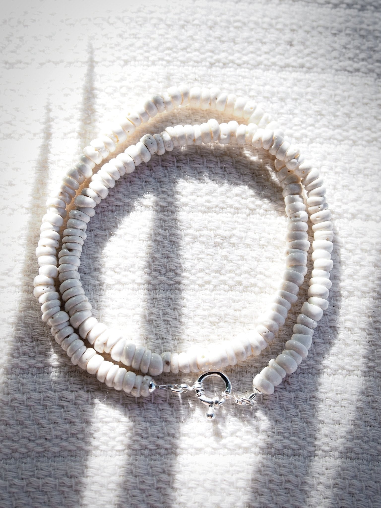 Unisex Men's Puka Shell Necklace - Kealani