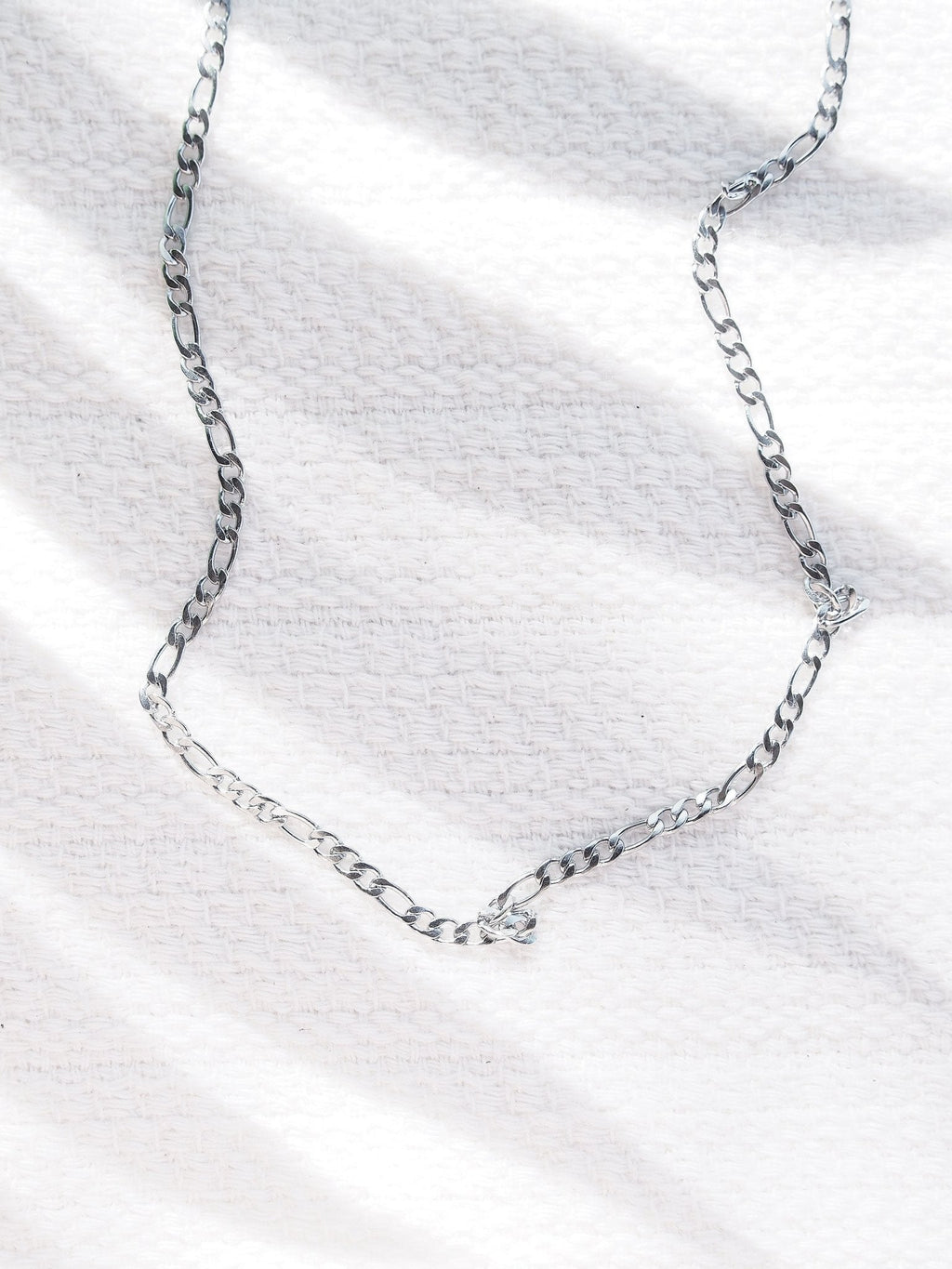 Unisex Men's Stainless Steel Figaro Chain - Kilohana