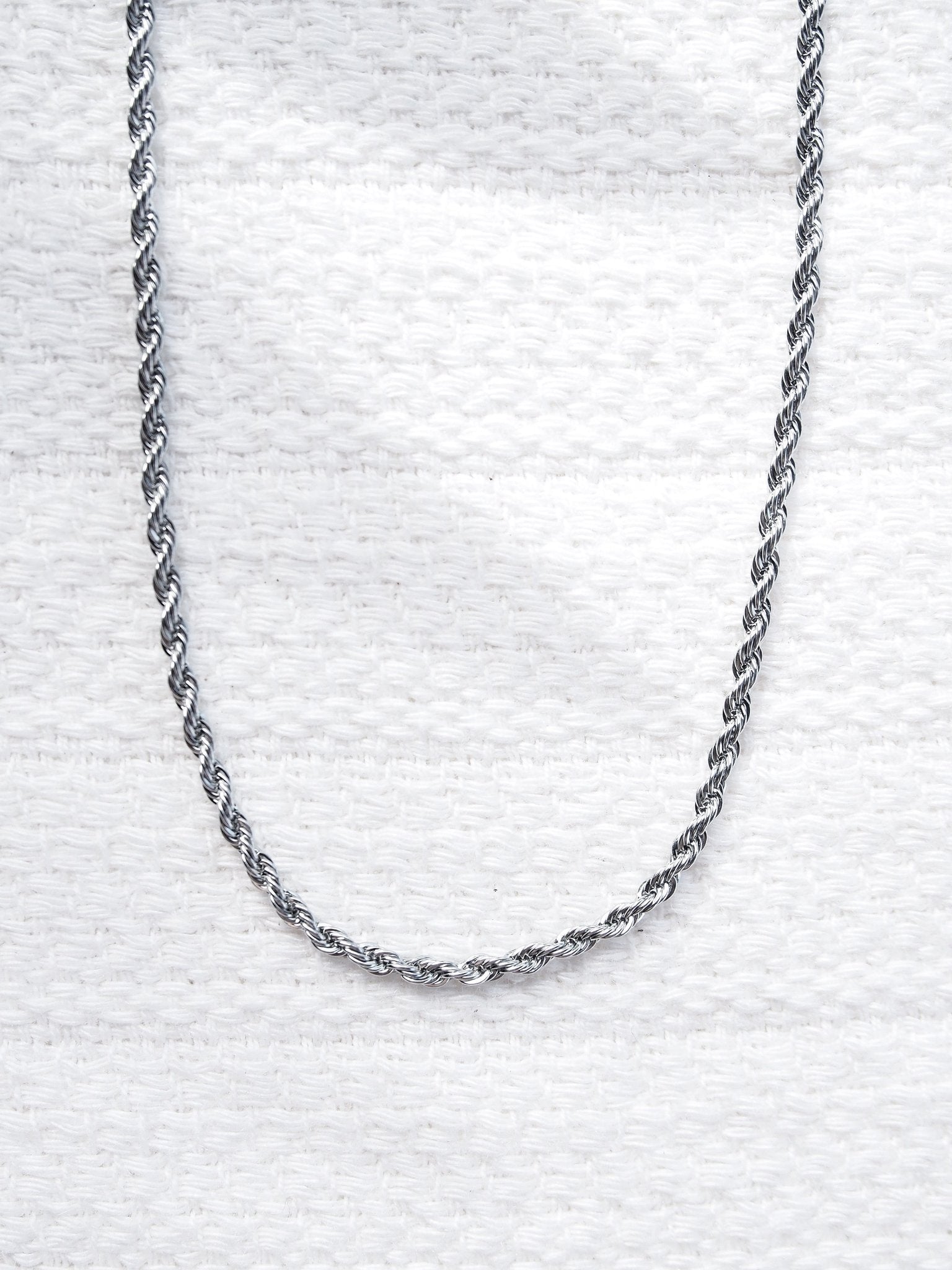 Unisex Men's Stainless Steel Rope Chain - Kapena